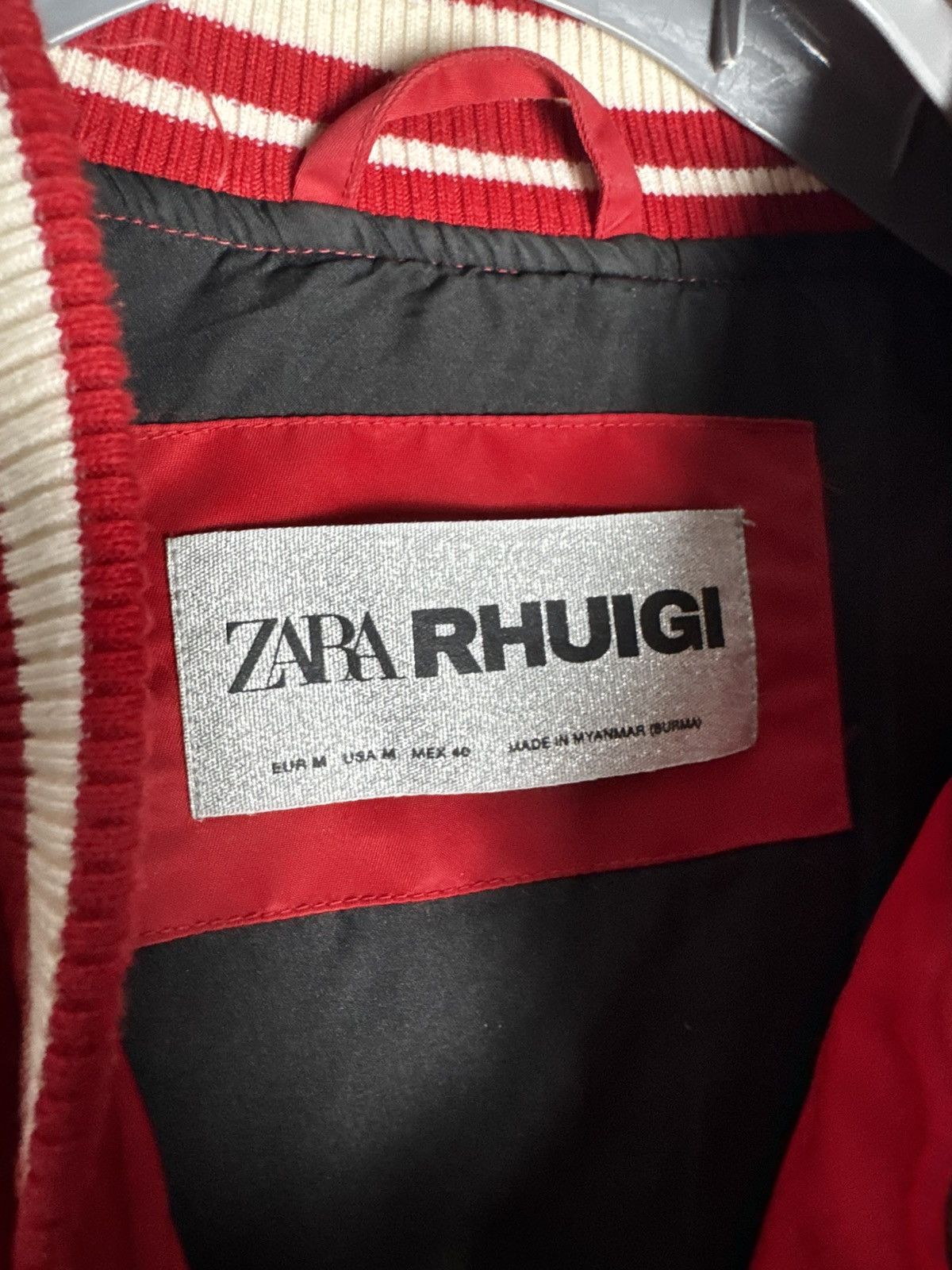 Rhude × Zara Hype Bomber Jacket Rhude x Zara Rhuigi streetwear hype rare Size US M / EU 48-50 / 2 - 3 Thumbnail