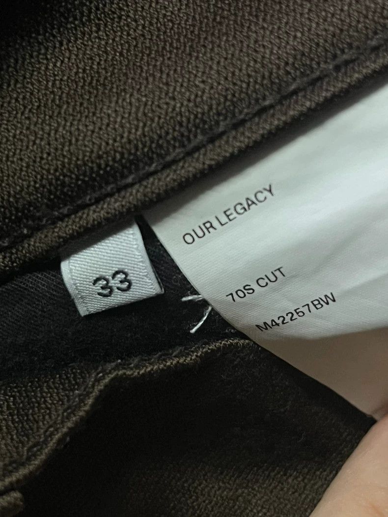 Our Legacy Our Legacy size33 Full wool micro-laminate trousers Size US 33 - 8 Thumbnail