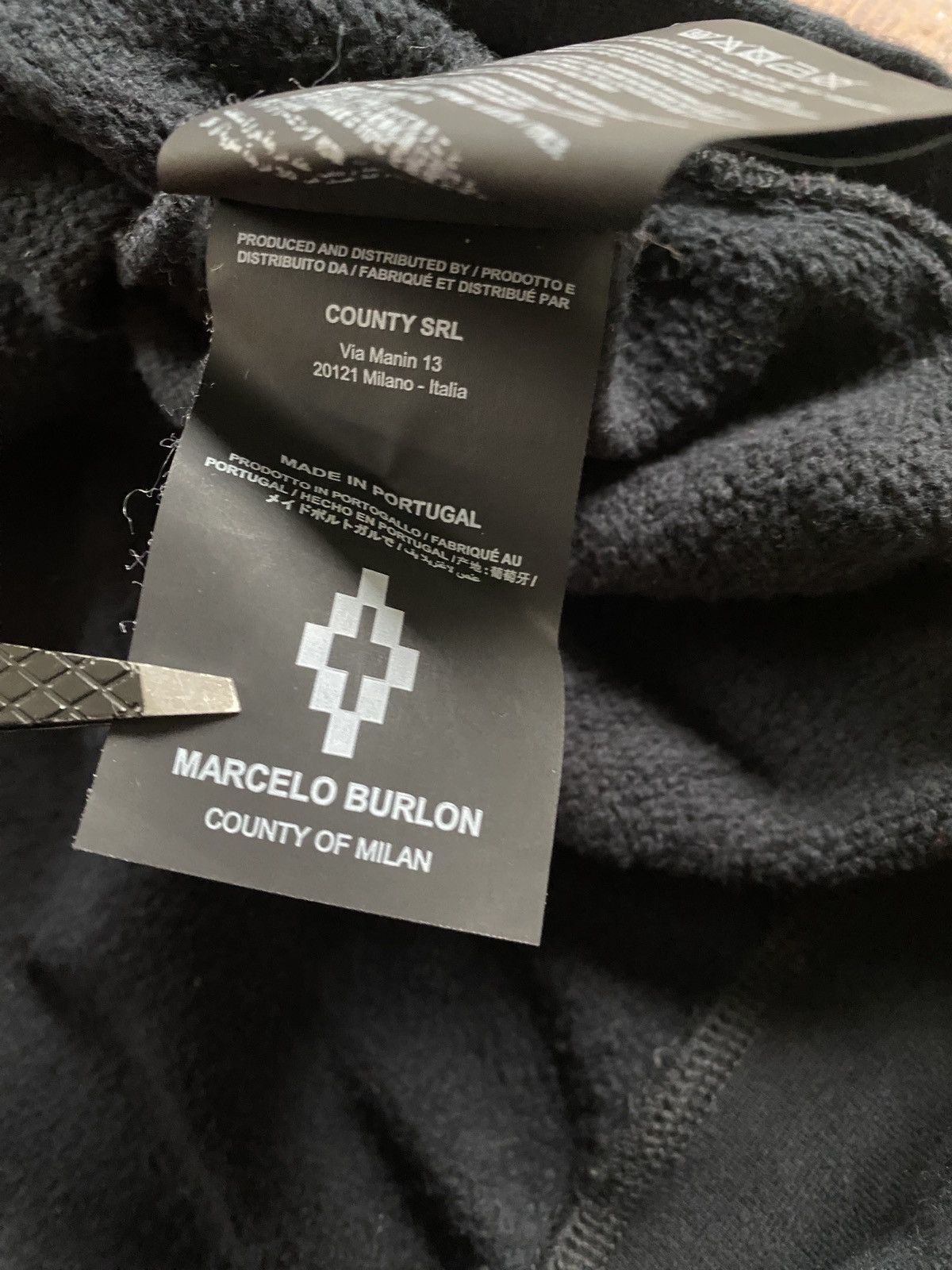Marcelo Burlon Marcelo Burlon Red Feather Wing Black Hoodie Sweatshirt Size US XL / EU 56 / 4 - 19 Thumbnail