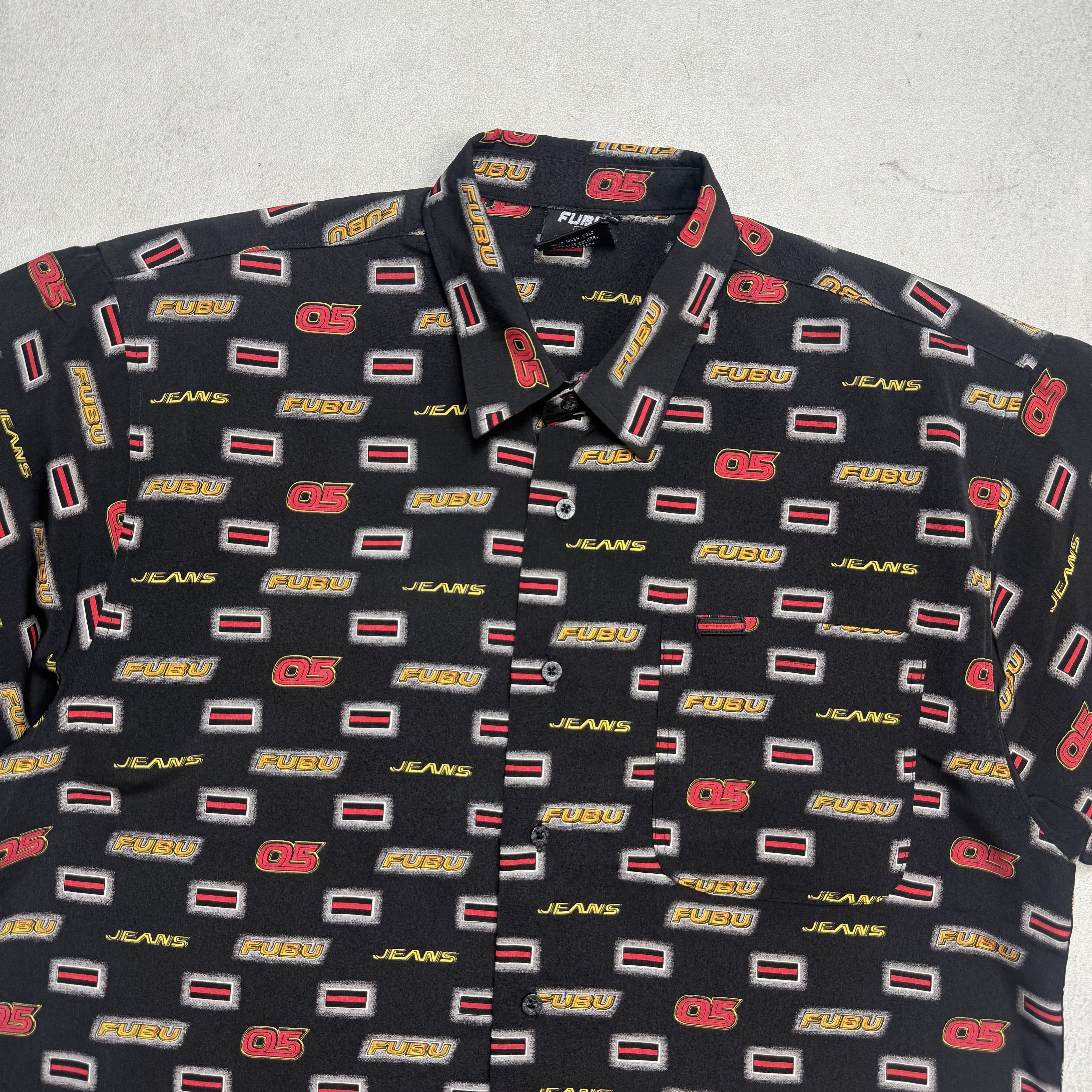 Fubu Fubu Y2K Spellout Overprint Shirt Size US XL / EU 56 / 4 - 3 Thumbnail