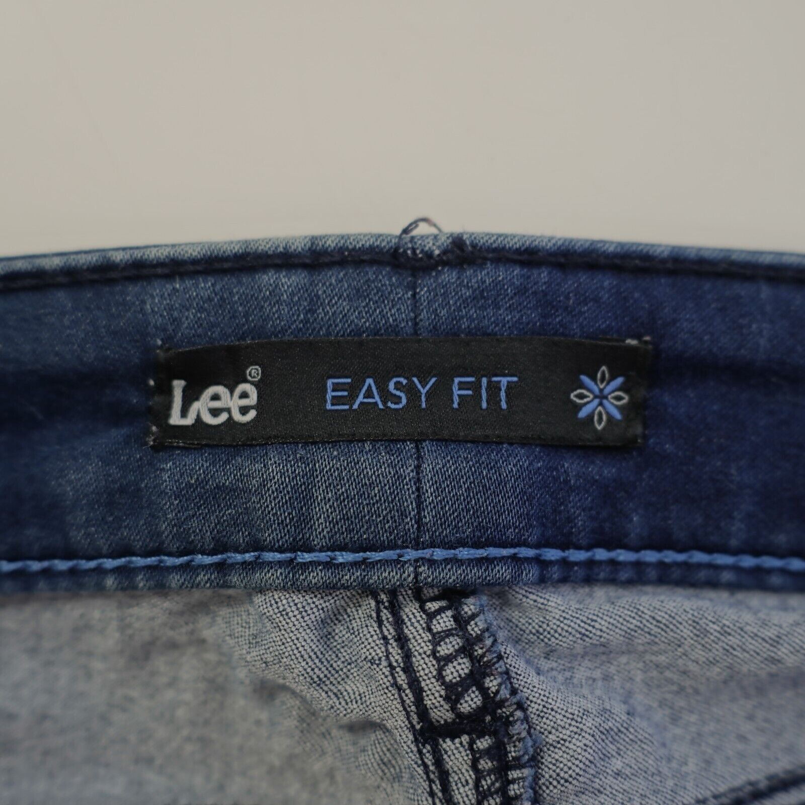 Lee Lee Easy Fit Blue Denim Jeans 14 Short 35/29 High Rise Size 36" / US 14 / IT 50 - 6 Thumbnail