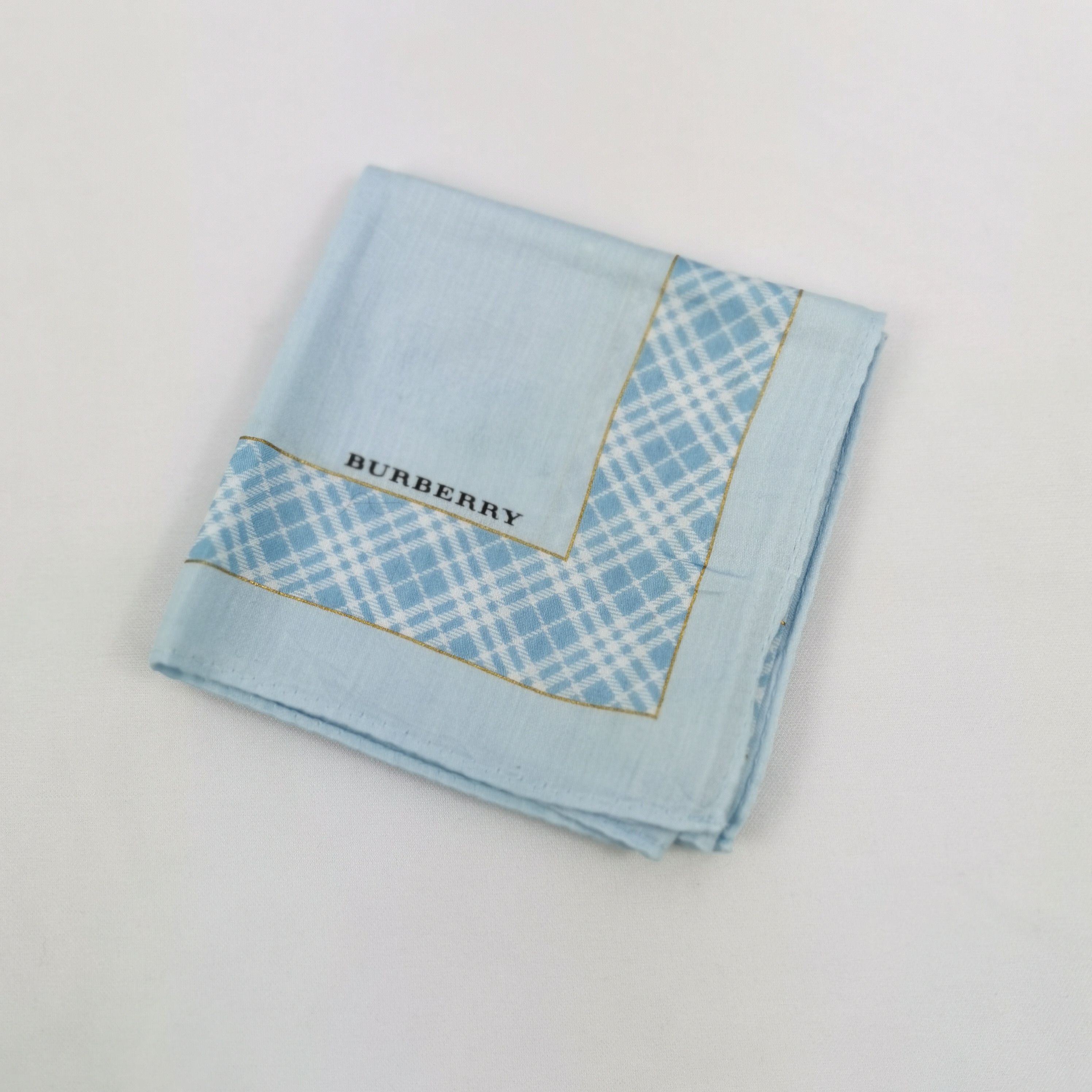 Burberry Vintage Burberry Handkerchief Bandana Pocket Square Size ONE SIZE - 4 Thumbnail