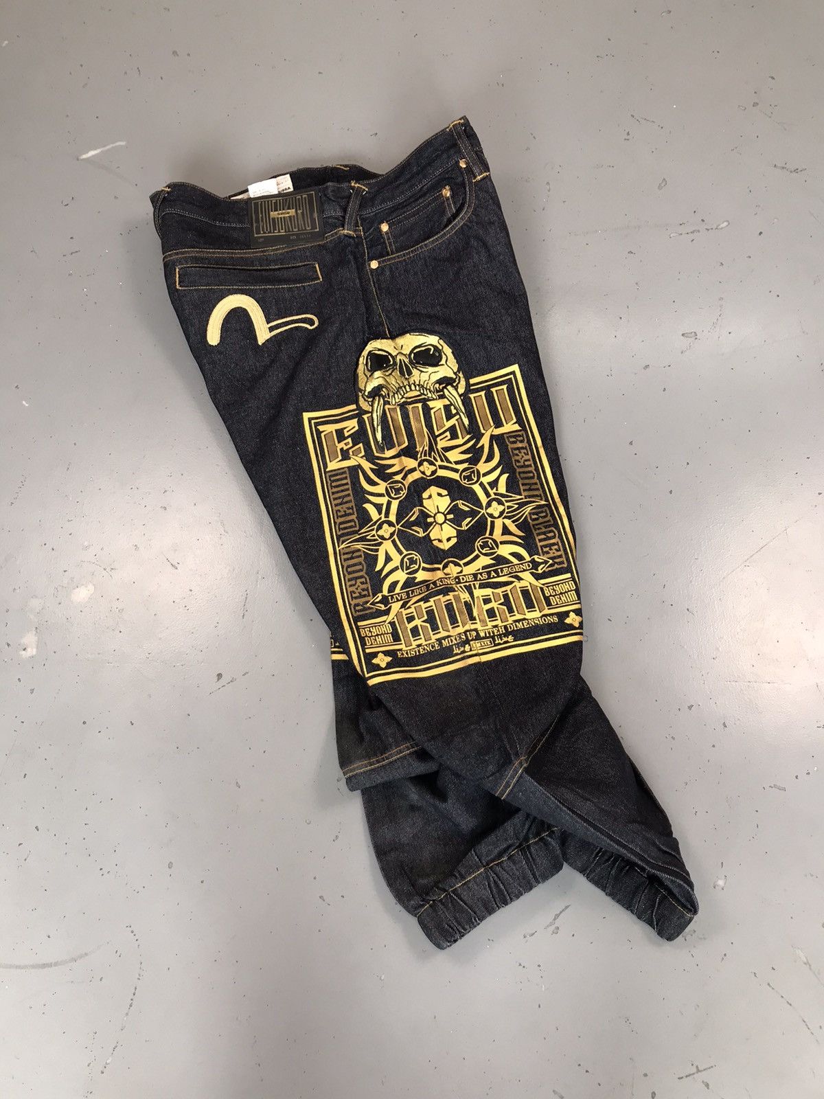 Evisu Rare vintage Evisu kuro Osaka stretchseem denim Size US 36 / EU 52 - 11 Thumbnail