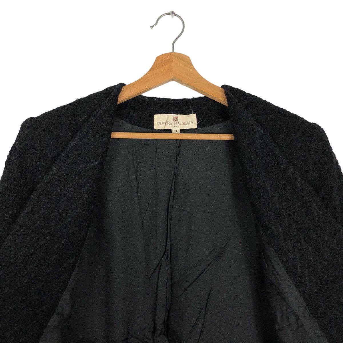 Vintage 🔥Rare Vintage Mohair Wool Jacket Pierre Balmain Paris Size M / US 6-8 / IT 42-44 - 11 Thumbnail