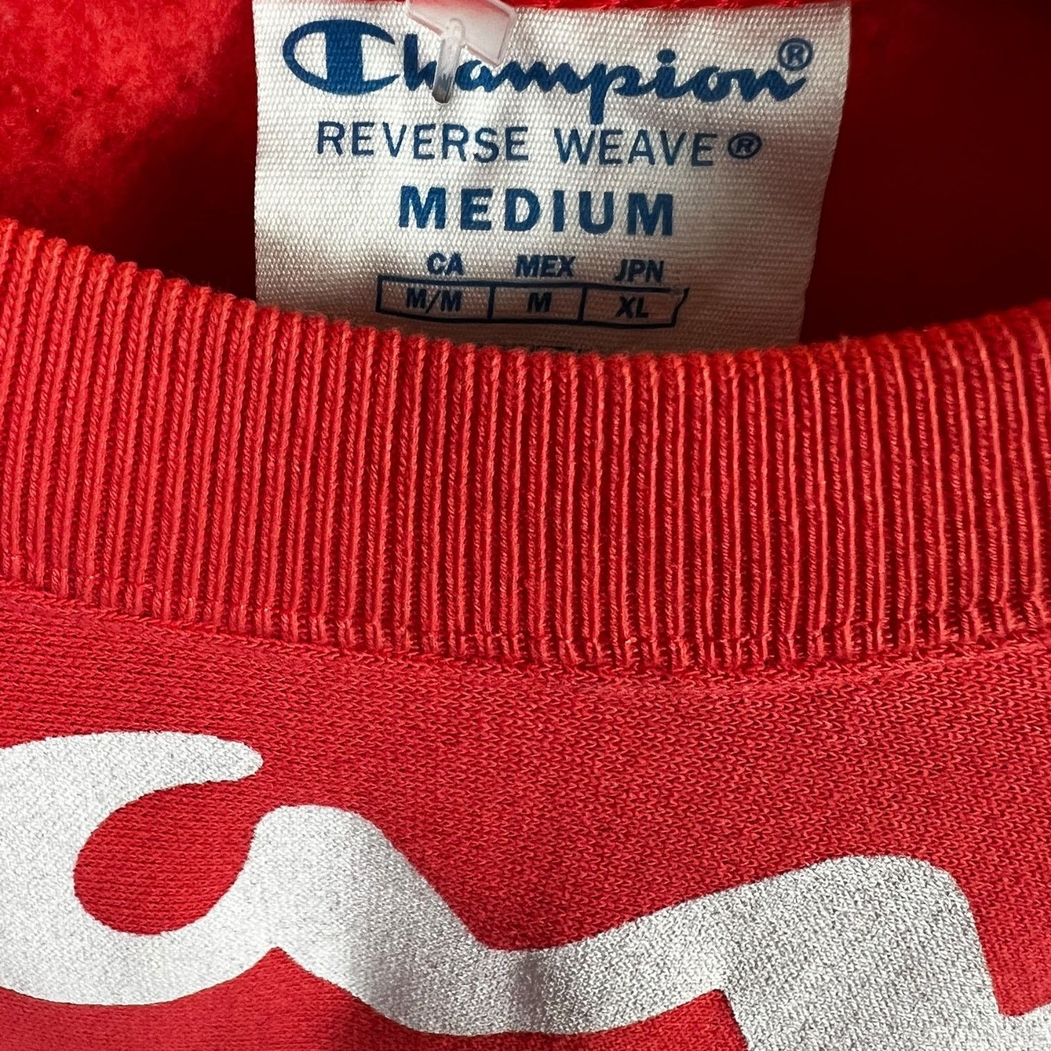 Champion Champion Sweat Shirt Orange Reverse Weave All Over Print NEW Size US M / EU 48-50 / 2 - 2 Thumbnail