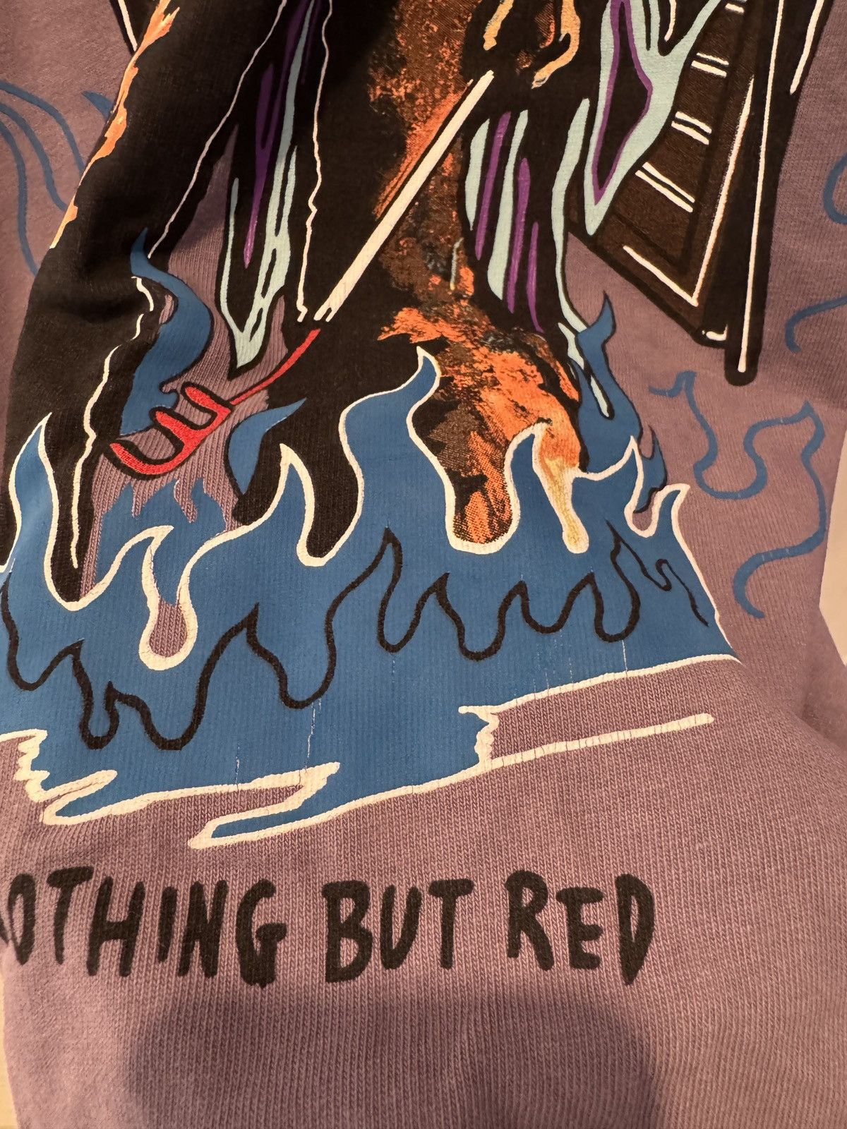 Warren Lotas Warren Lotas Nothing But Red Purple T-Shirt Size US XXL / EU 58 / 5 - 2 Thumbnail