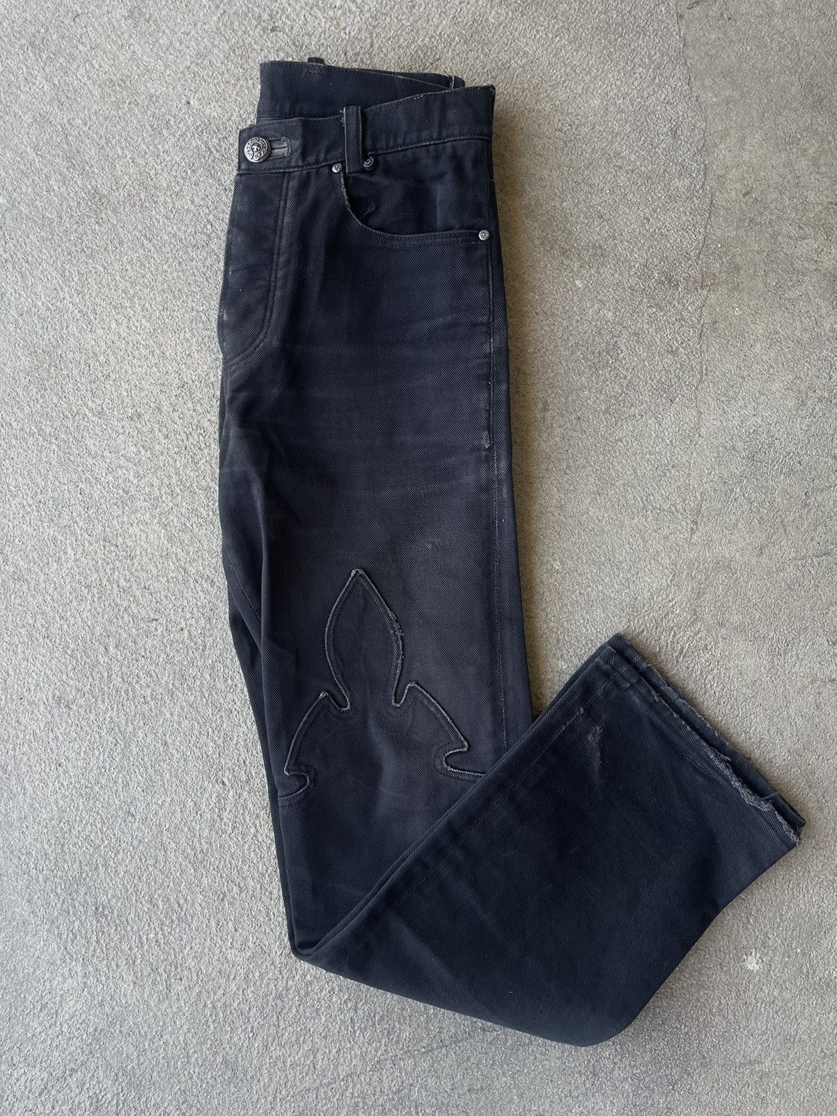 Chrome Hearts Chrome Hearts Le Fleur Denim Size US 29 - 1 Thumbnail
