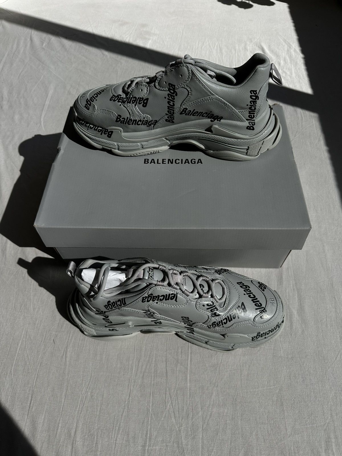 Balenciaga Balenciaga Triple S All Over Size US 13 / EU 46 - 1 Thumbnail