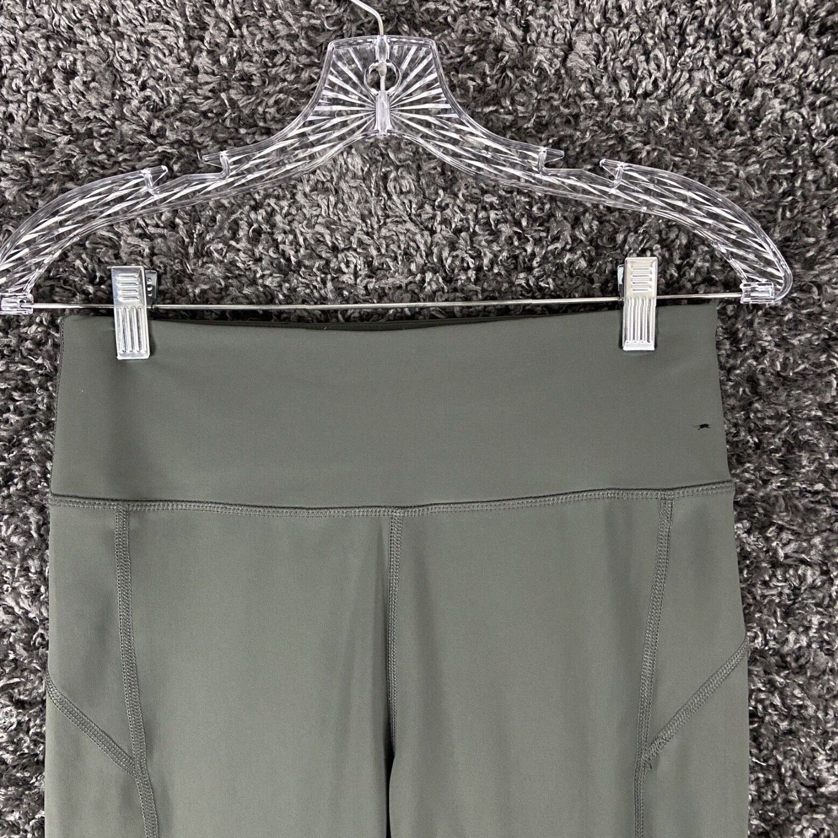 Avia Avia Green Olive Yoga Pants Women's M Athletic Activewear Size 32" / US 10 / IT 46 - 6 Thumbnail