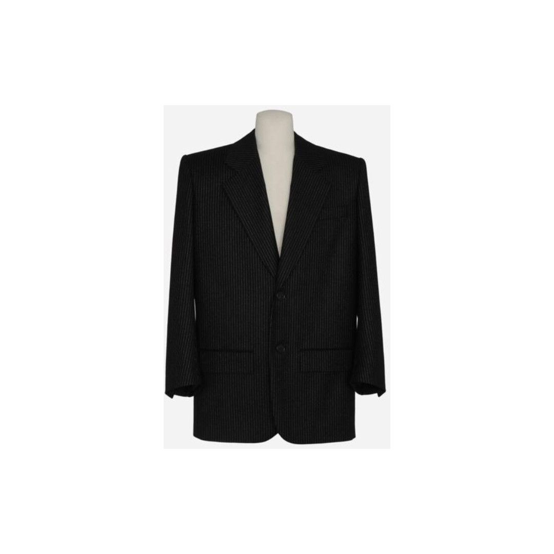 Saint Laurent Paris oc11z1225 782776 Veste m = Femme Rayure Jacket in Noir Size US XXS / EU 40 - 1 Thumbnail
