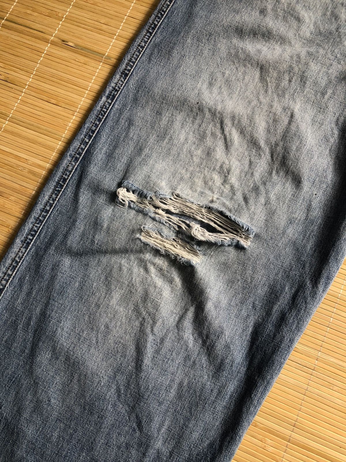 Marithe + Francois Girbaud Vintage Marithé & Francois Girbaud baggy jeans distressed Size US 33 - 11 Thumbnail