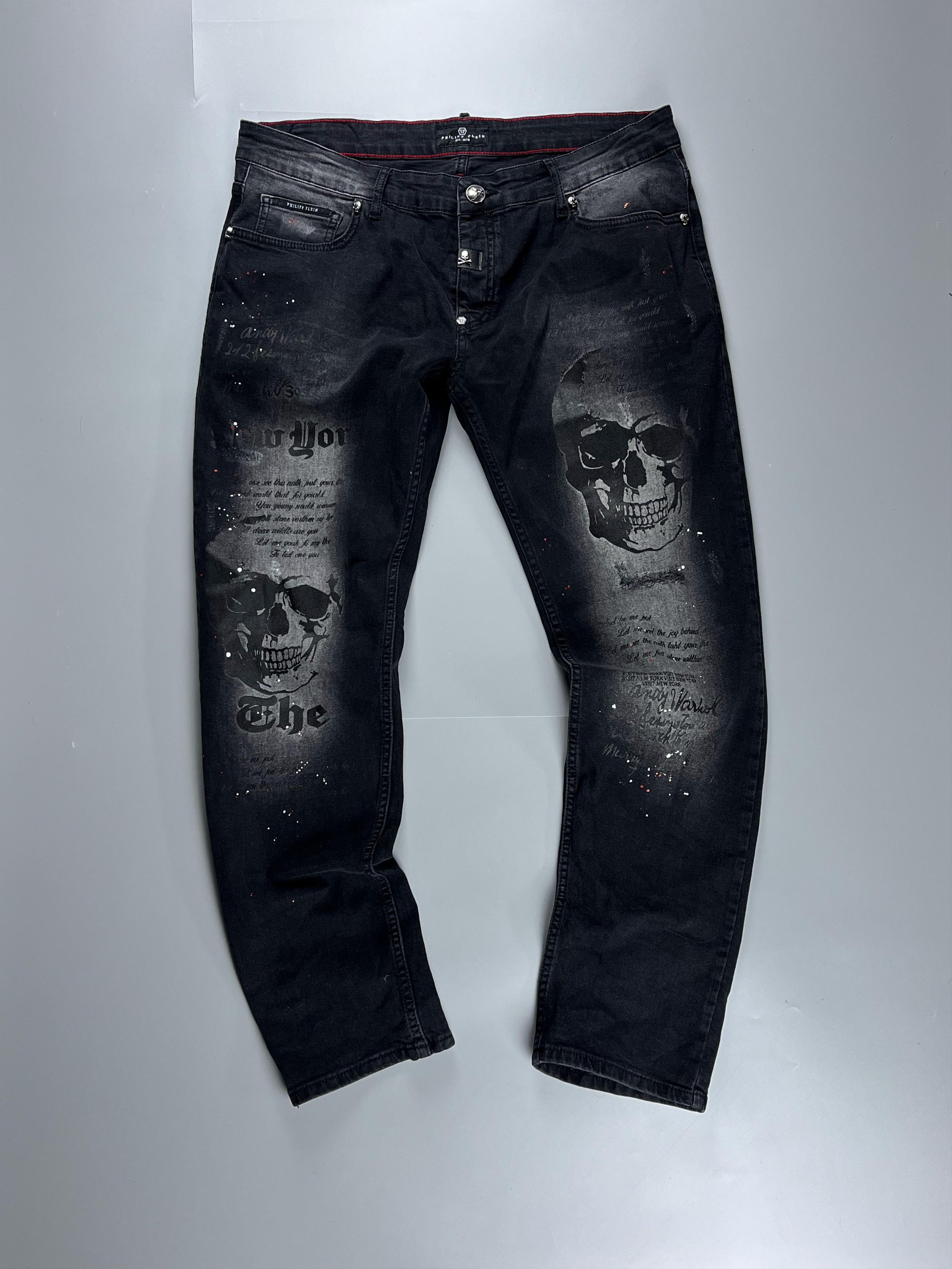 パンツ 00s archive PHILIPP PLEIN SKULL denim 00s archive PHILIPP PLEIN SKULL denim