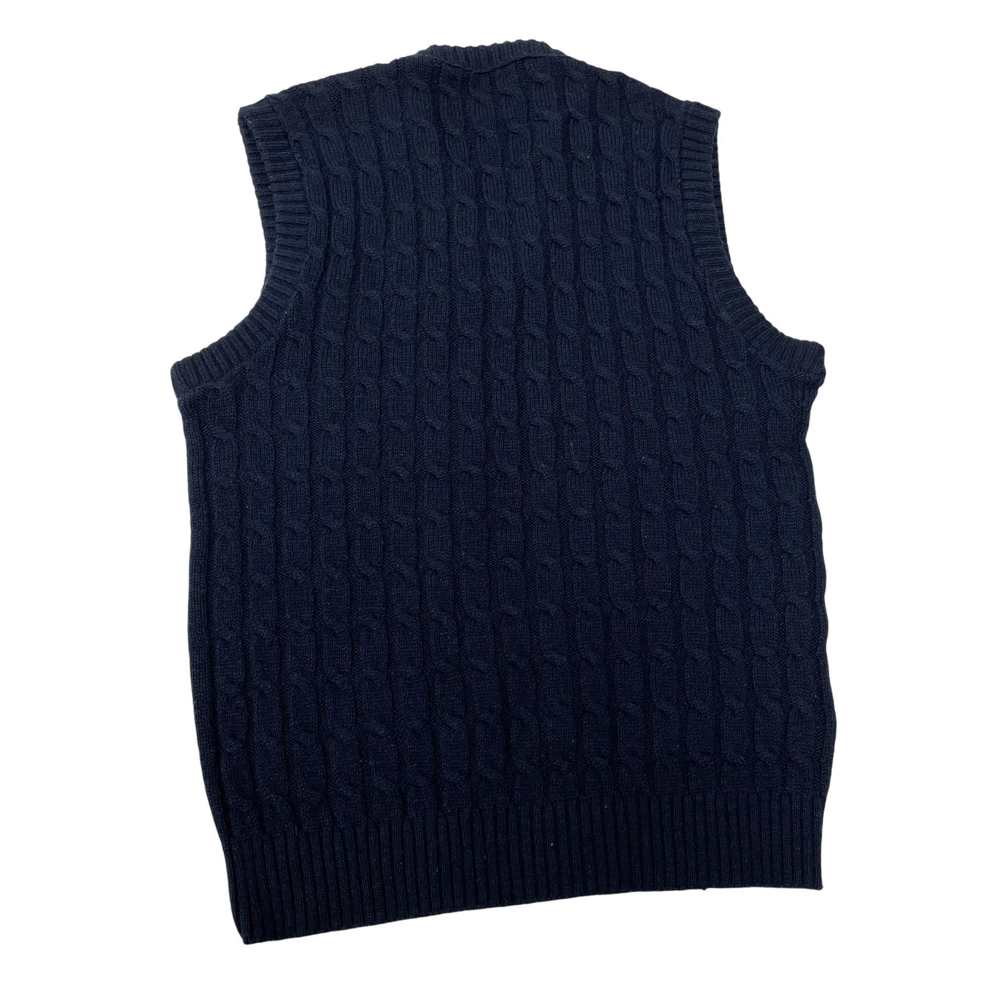 Other Vtg Lord Jeff Chunky CABLE KNIT V Neck Sweater Vest Size US M / EU 48-50 / 2 - 6 Thumbnail