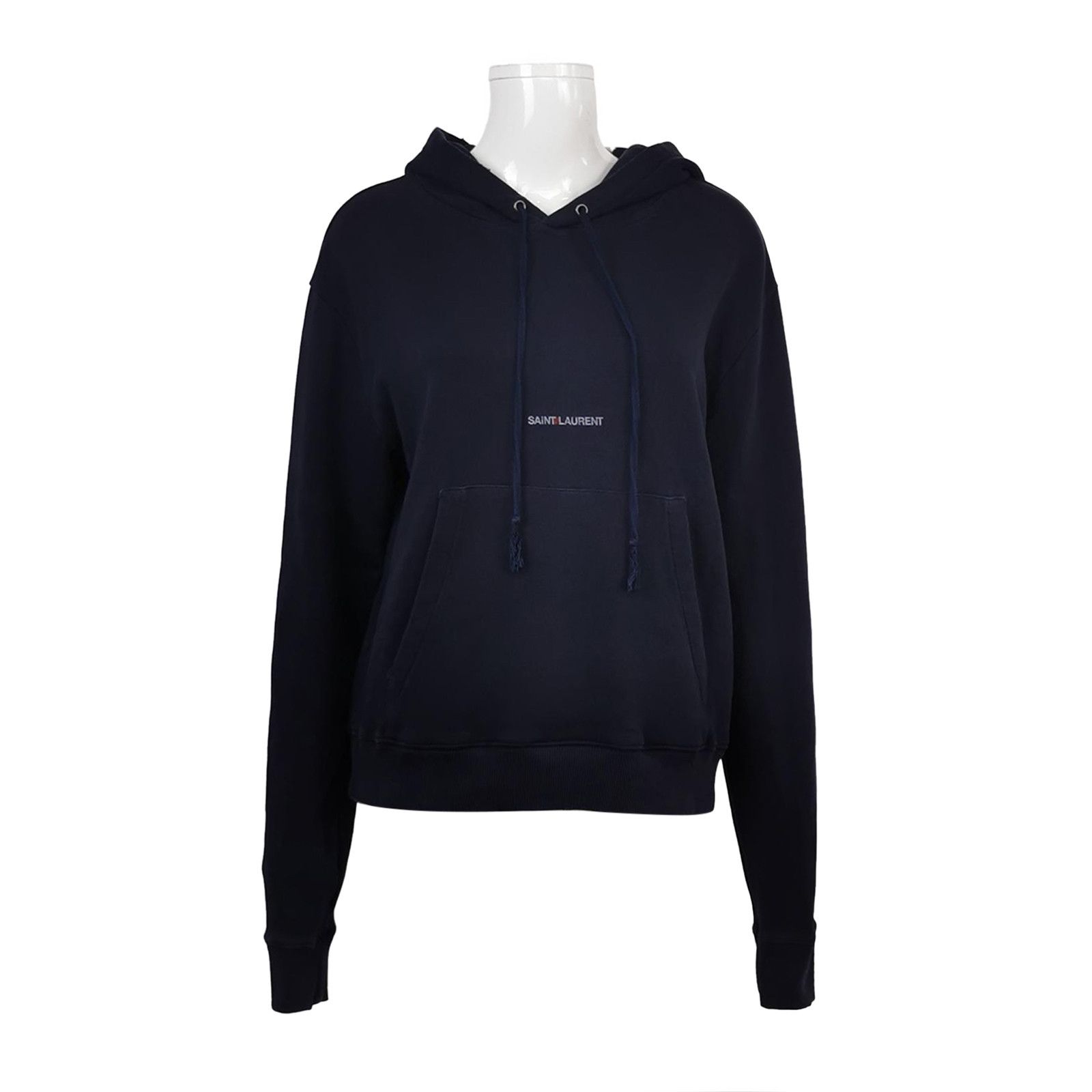 Saint Laurent Cotton Logo Hoodie M