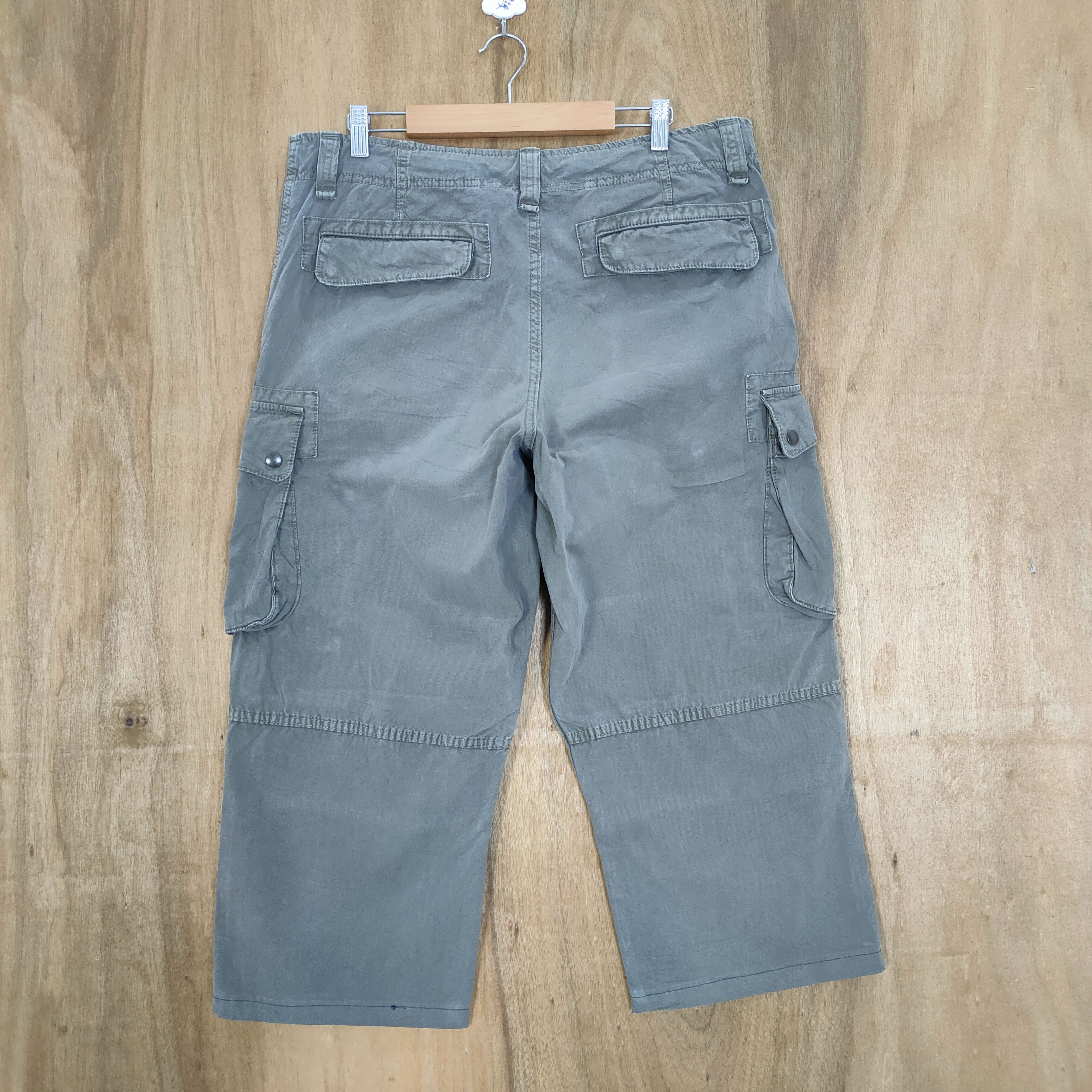 Japanese Brand × StraightFaded VINTAGE JAPANESE FADED CARGO PANTS Size US 36 / EU 52 - 3 Thumbnail
