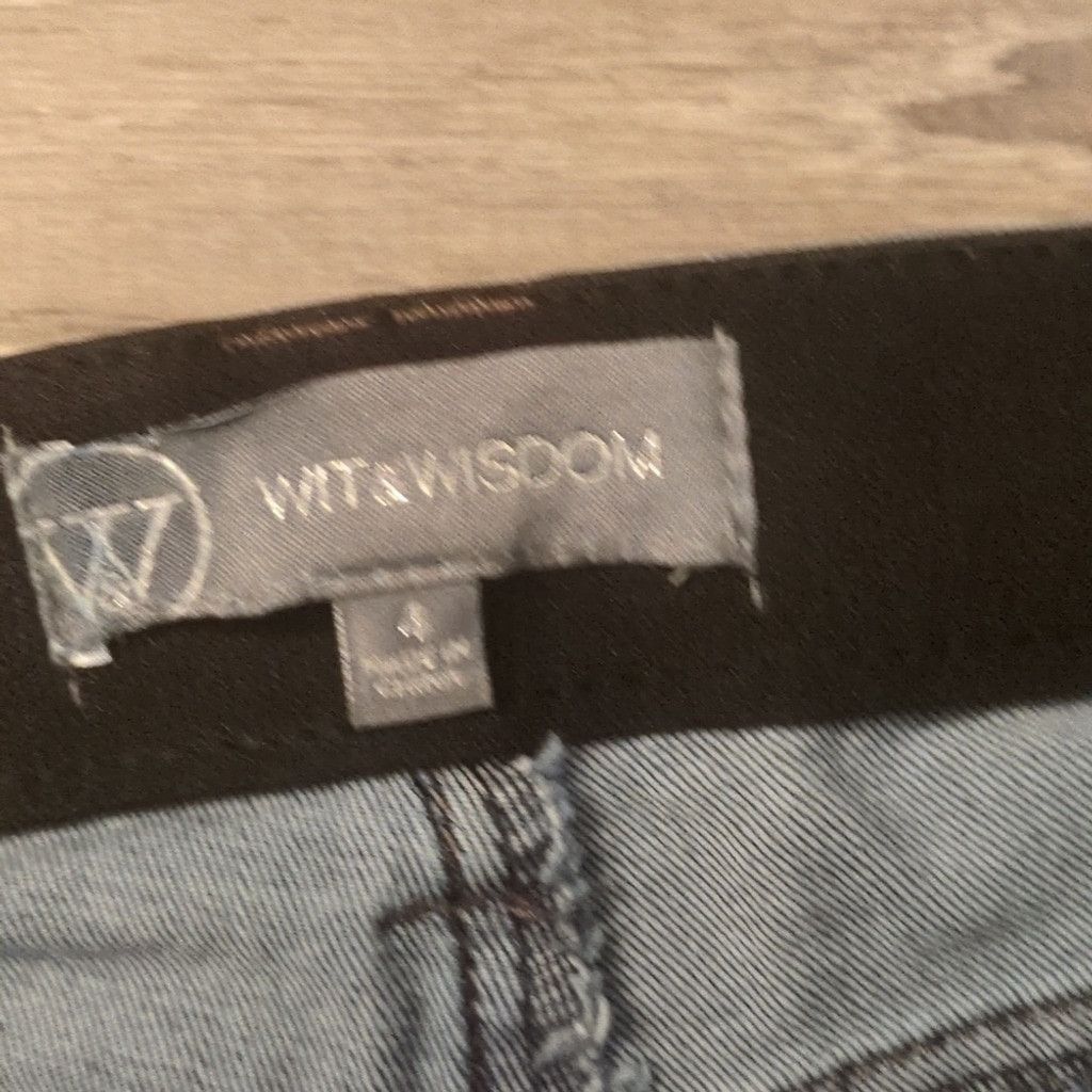 Other Wit & Wisdom Distressed Raw Hem Jeans Size 4 Size 27" / US 4 / IT 40 - 3 Thumbnail