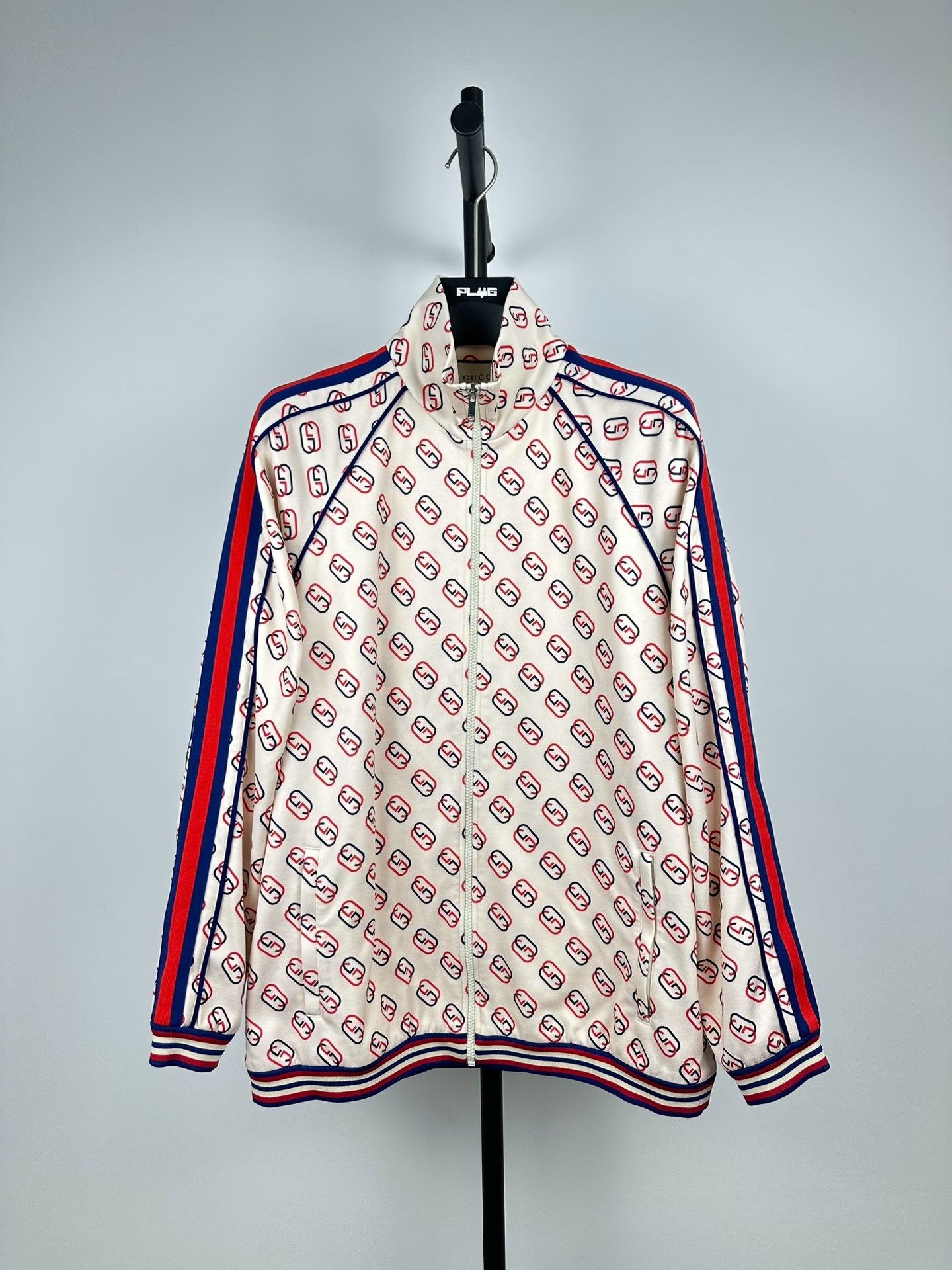 Gucci Gucci blue and red interlocking paperback logo jacket Size US XL / EU 56 / 4 - 1 Thumbnail