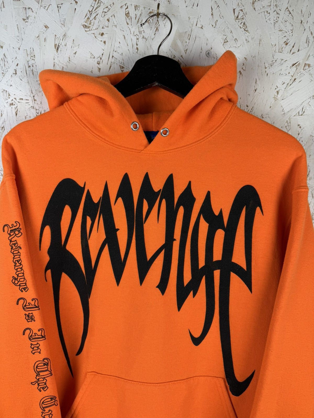 Revenge Revenge 2017 Archive Kill Hoodie Skull Orange Size M Size US M / EU 48-50 / 2 - 2 Thumbnail