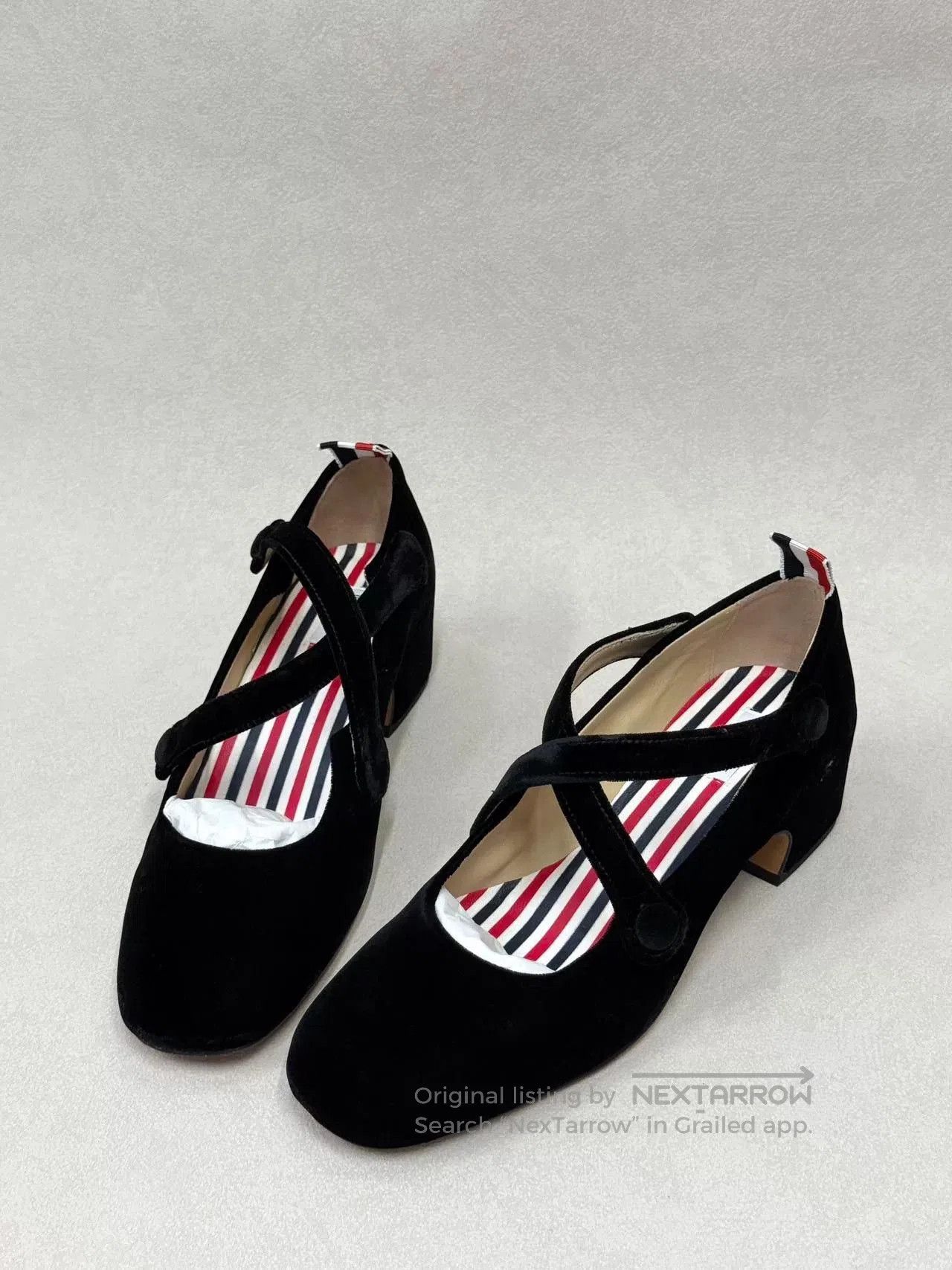 Thom Browne Thom Browne Velvet Mary Jane Shoes. Size US 4.5 / IT 34.5 - 1 Thumbnail