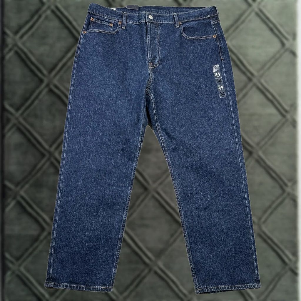 Gap Gap Jeans Womens 34 18R Cheeky Straight High Rise Indigo Button Fly Ankle Jeans Womens XS-34? Size 24" / US 00 / IT 34 - 1 Thumbnail