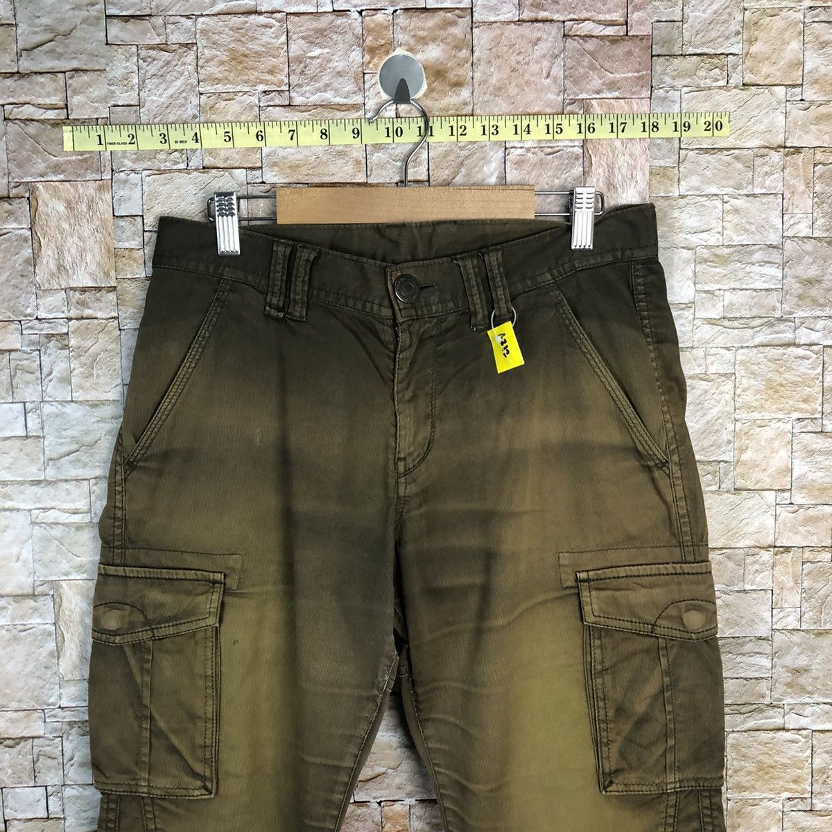 Faded Glory Rattle Trap Brown faded Cargo Multipocket Pants #A312 Size US 31 - 4 Thumbnail