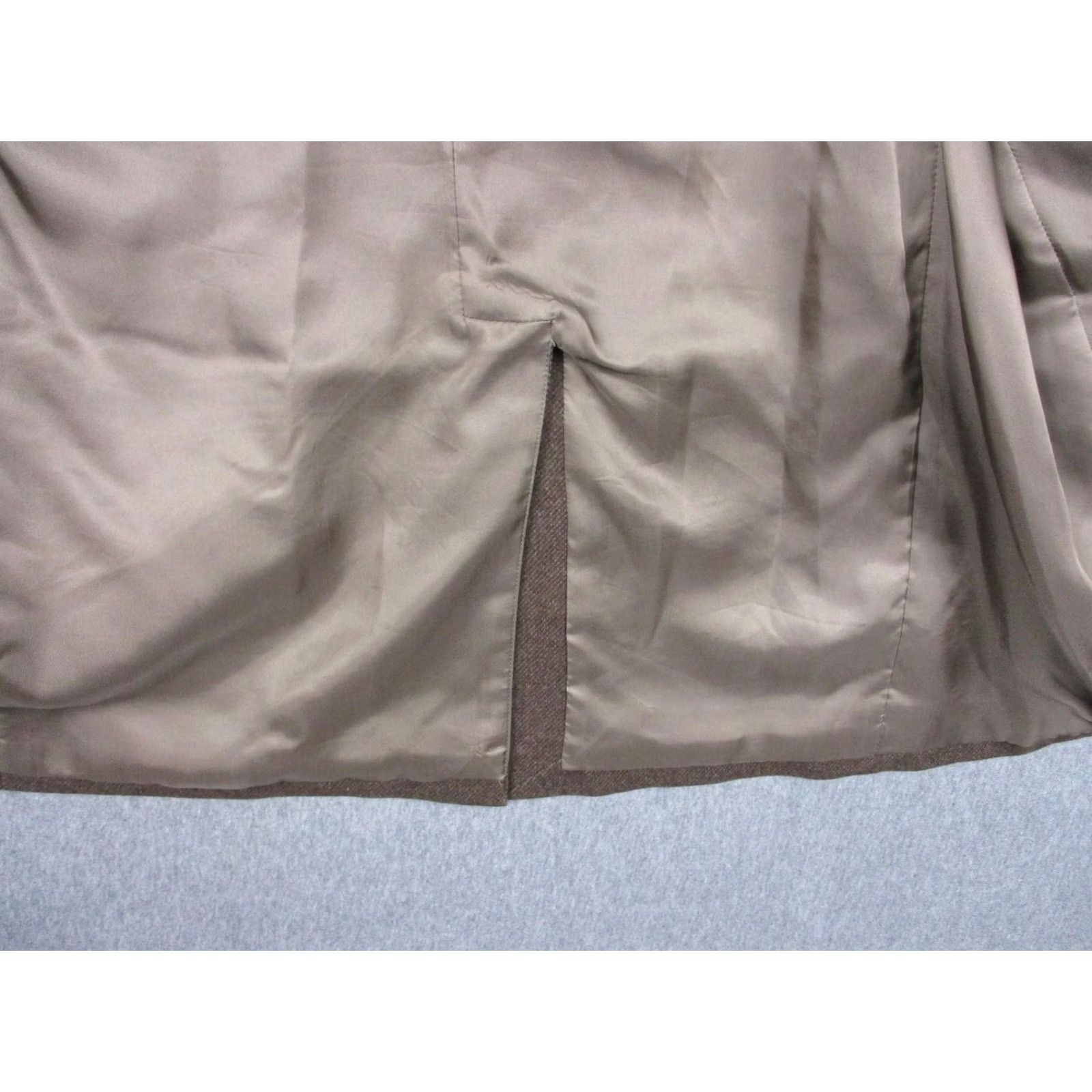 Brooks Brothers Brooks Brothers Blazer Mens 44L Yorkshire Tweed Wool Cashmere Sport Coat Brown Notch Lapel 2-Button Long Classic Fit Mens Size 44R - 5 Thumbnail