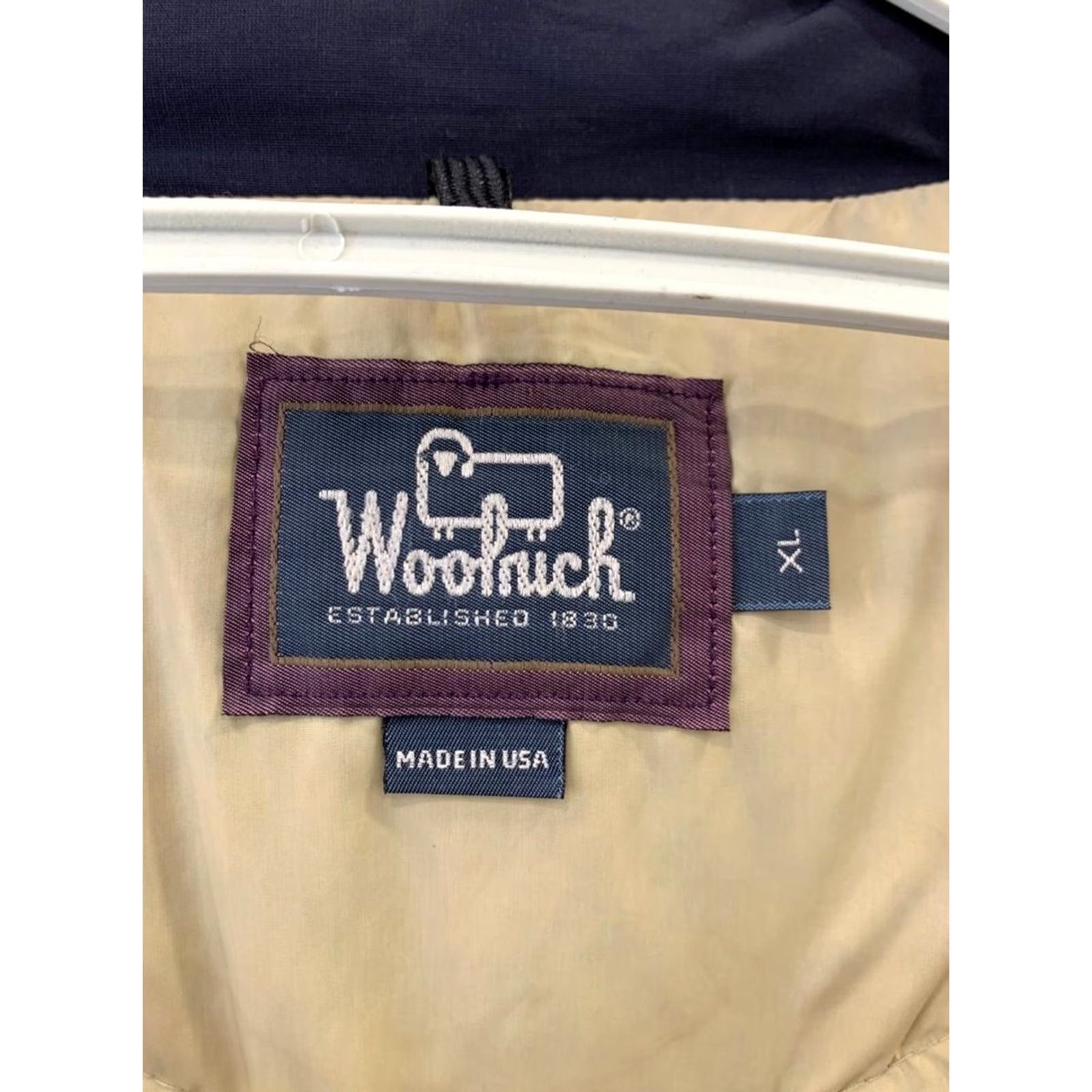 Vintage Woolrich Down Parka Jacket XXL Made In USA Hooded Winter Coat Navy Blue Vtg #152 Size US XXL / EU 58 / 5 - 3 Thumbnail