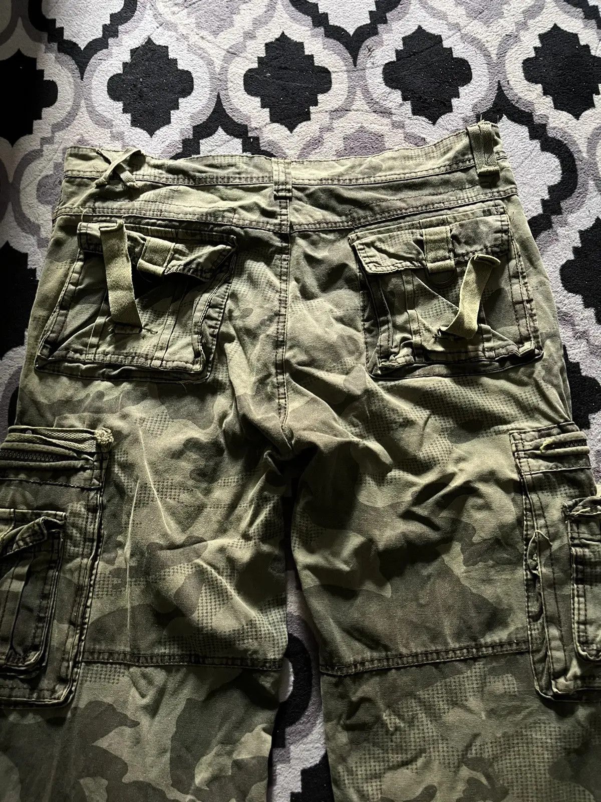 PPFM Japanese unknwn cargo camo streetwear pants Size US 33 - 6 Thumbnail