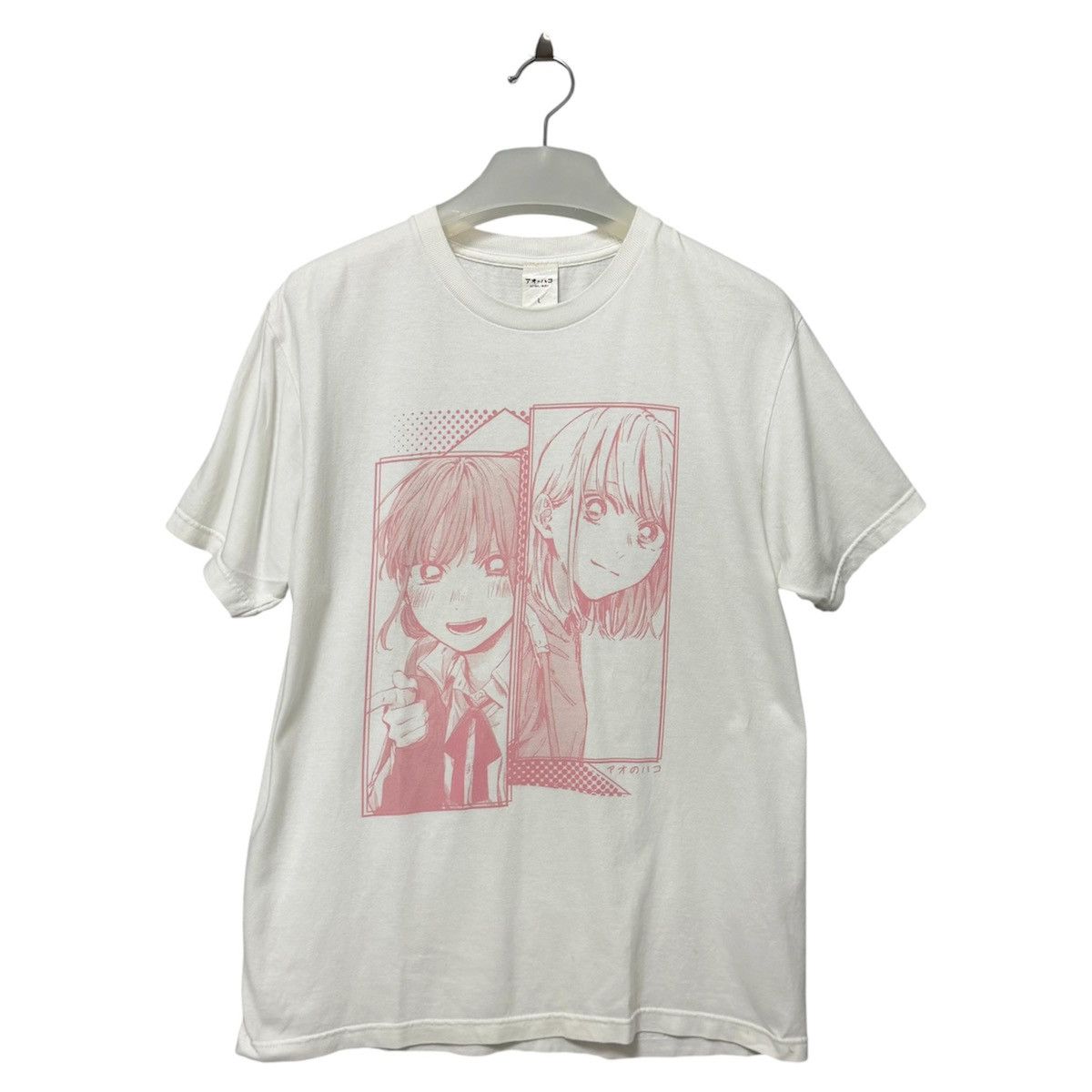 Blue Box Ao no Hako Manga TShirt Chinatsu & Hina Pink Shonen