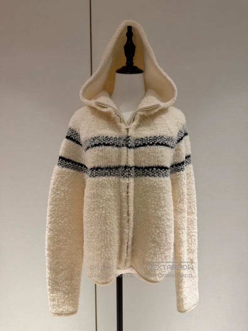 Dior Dior Beige Letter Logo Fleece Teddy Zipper Jacket Size XS / US 0-2 / IT 36-38 - 1 Thumbnail