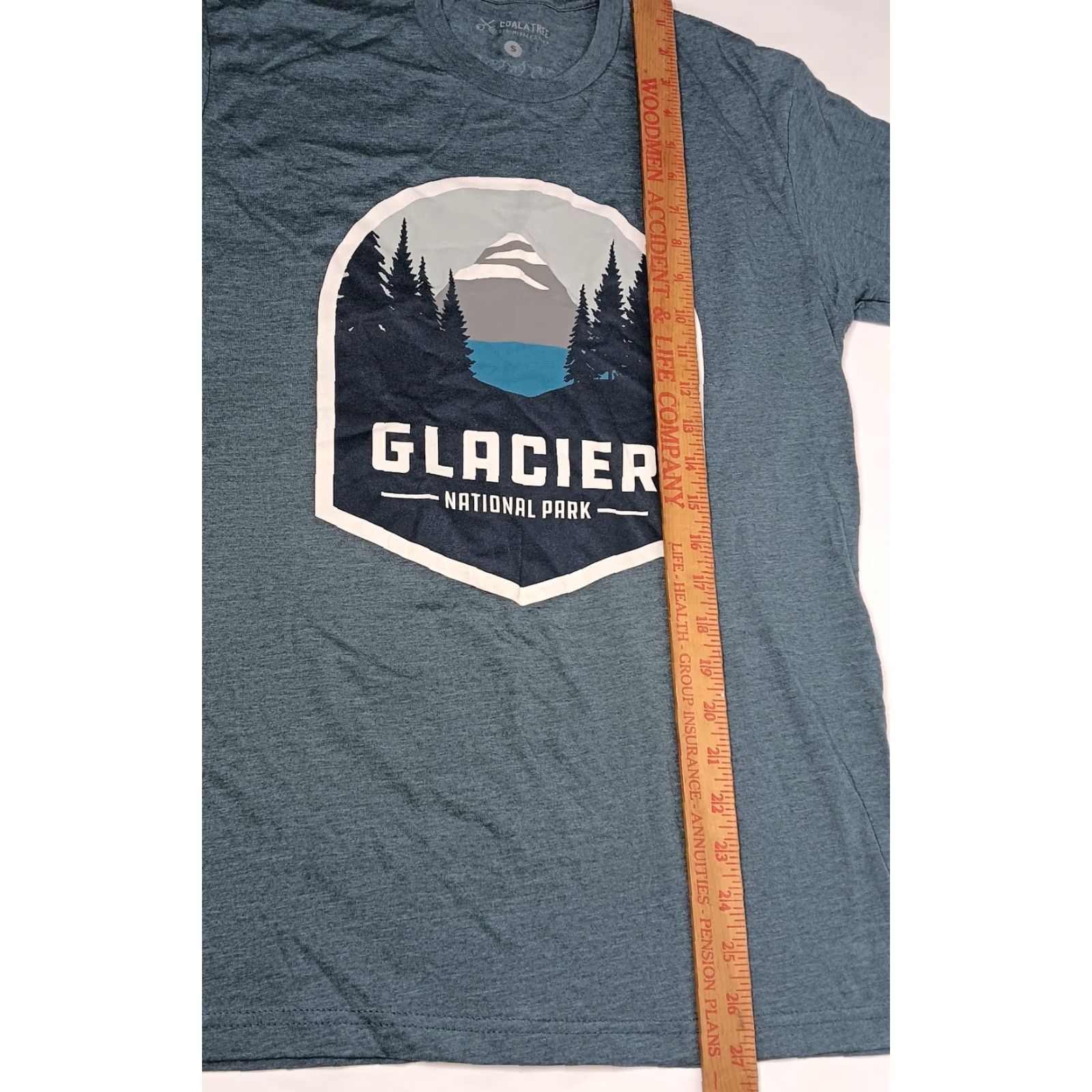 Vintage COALATREE Glacier National Park Shirt Small Blue Montana USA Travel Unisex Adults T-Shirt Crew Neck Short Sleeve Cotton Blend Canvas Size US S / EU 44-46 / 1 - 6 Thumbnail