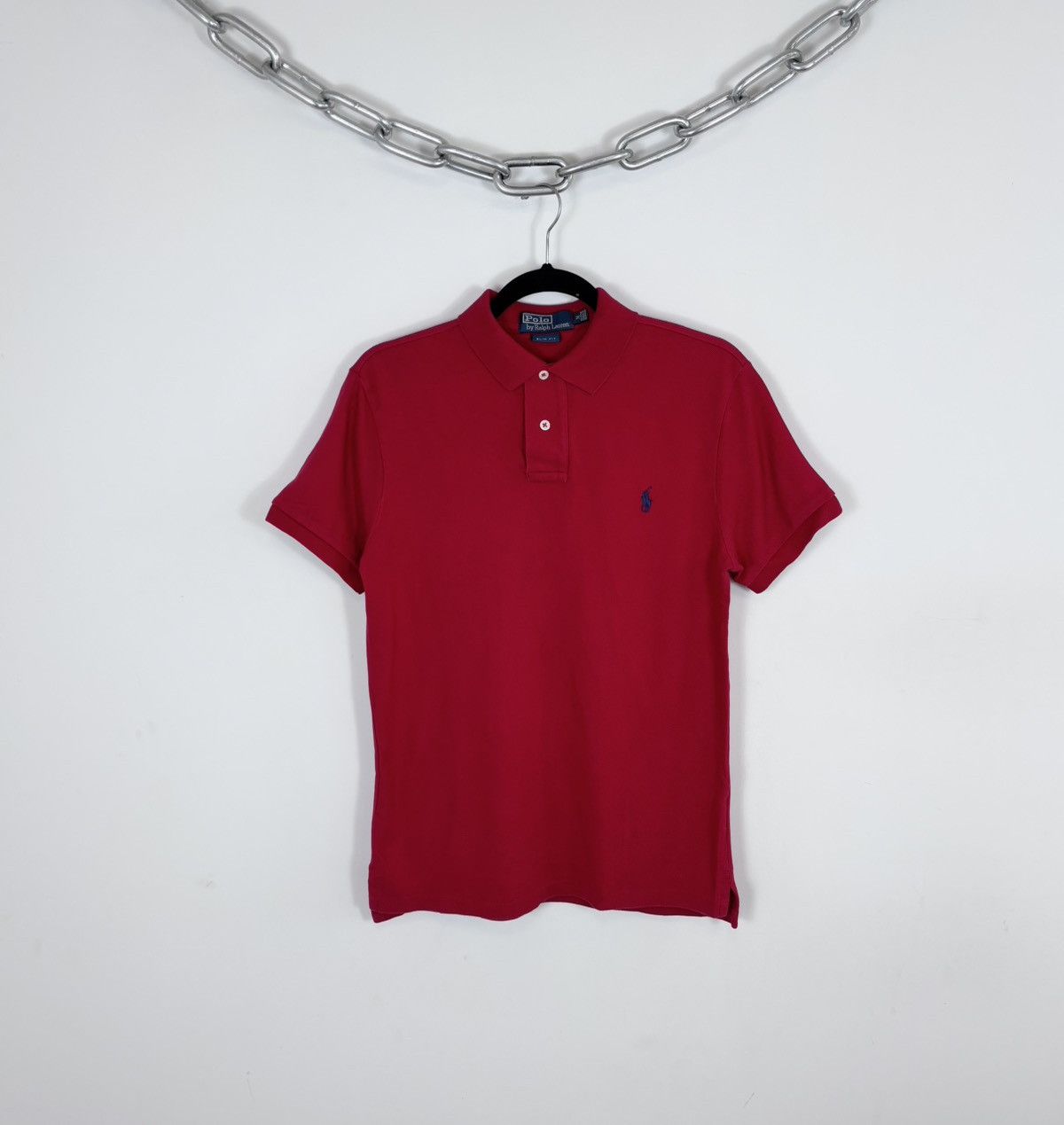 Polo Ralph Lauren Vintage Polo Ralph Lauren Men’s Slim Fit Red Polo Shirt Size US M / EU 48-50 / 2 - 1 Thumbnail