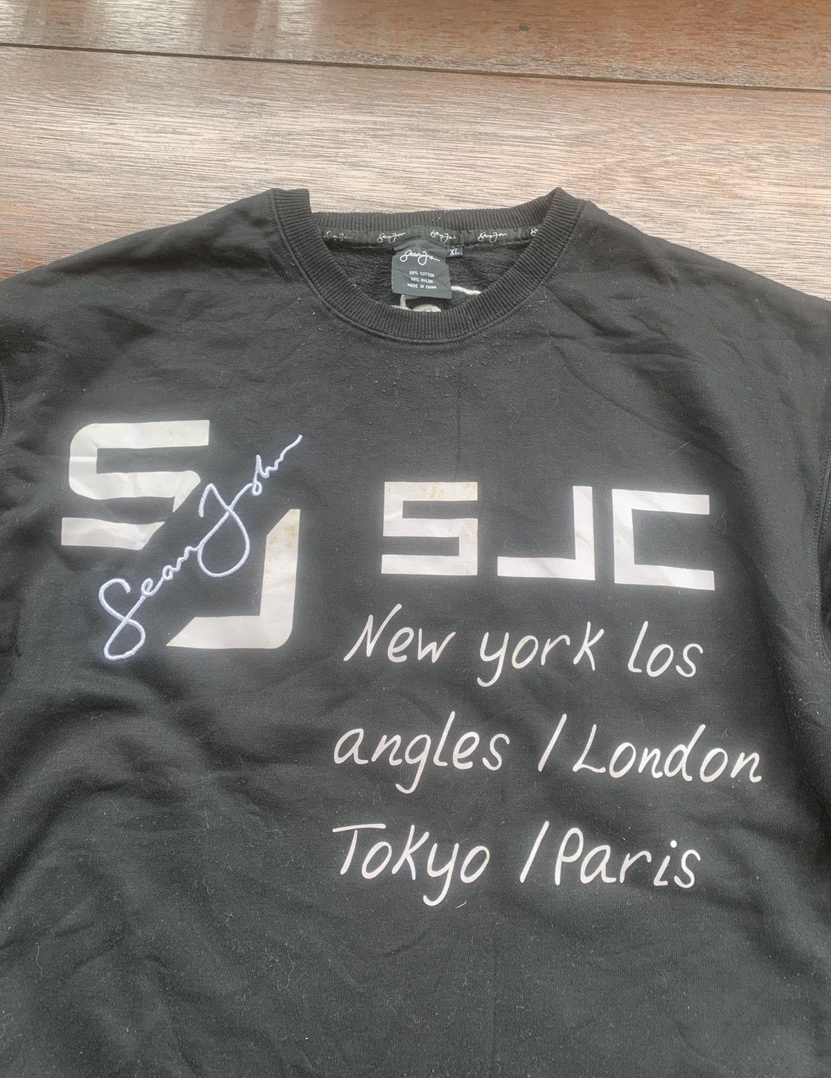 Designer × Sean John Sean John SJC embroidery logo lion black sweatshirt Size US XL / EU 56 / 4 - 3 Thumbnail
