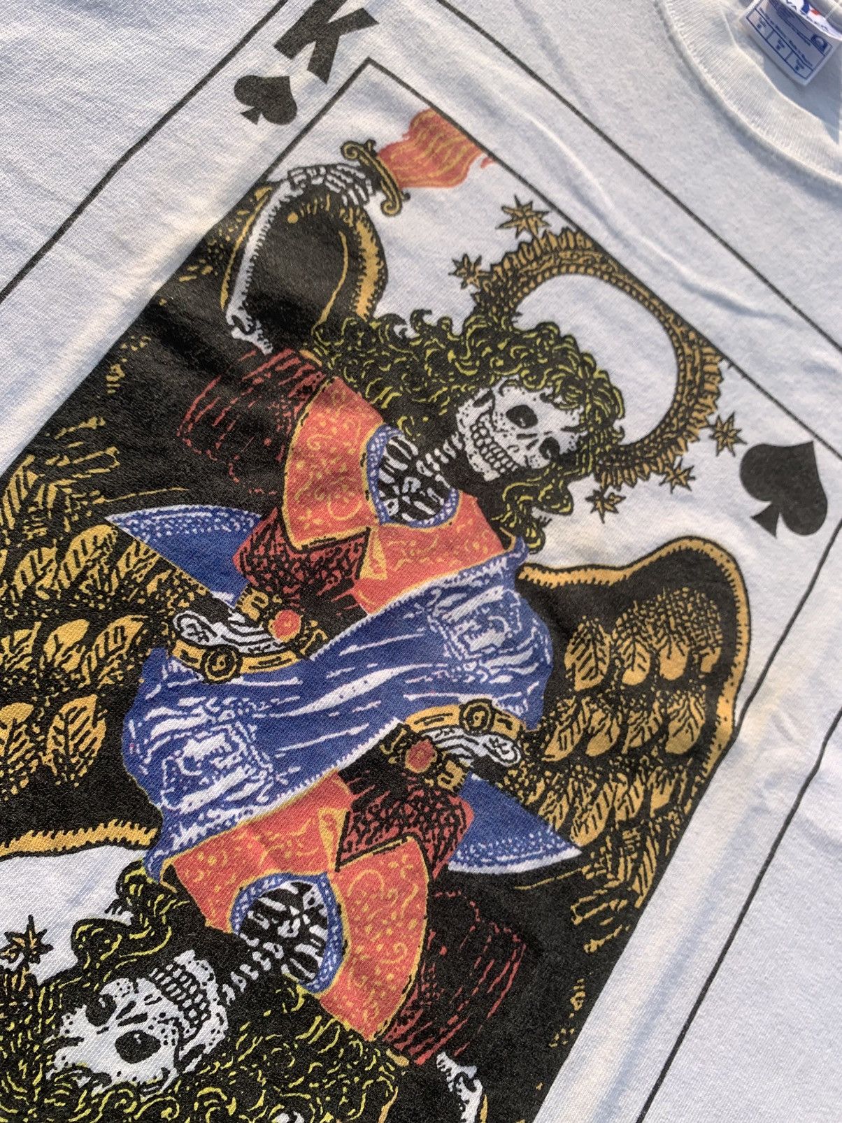 If Six Was Nine Vintage 90’s Graphic Art Evil De Luna Playing Cards Vkei Size US M / EU 48-50 / 2 - 3 Thumbnail