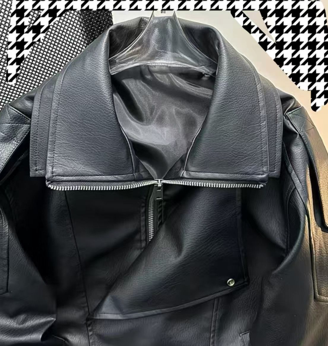 Vintage Streetwear Relaxed Fit Leather Jacket Size US M / EU 48-50 / 2 - 2 Thumbnail