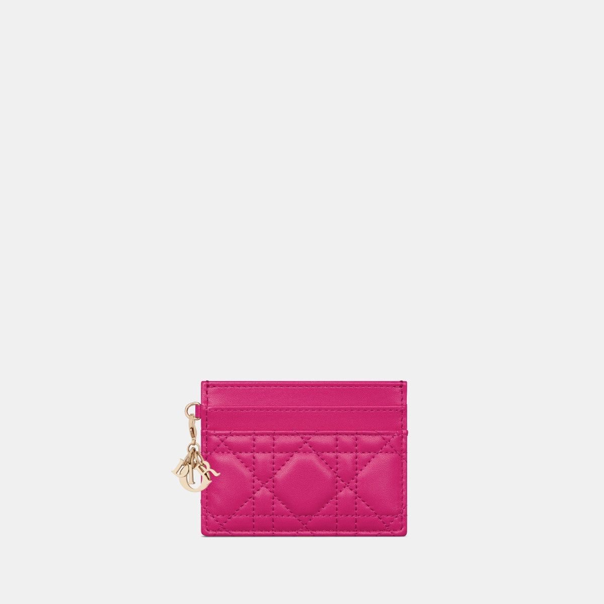 Dior o1bcso1str0226 Size:OS/ Freesia Card Holder in Pink Size ONE SIZE - 1 Thumbnail