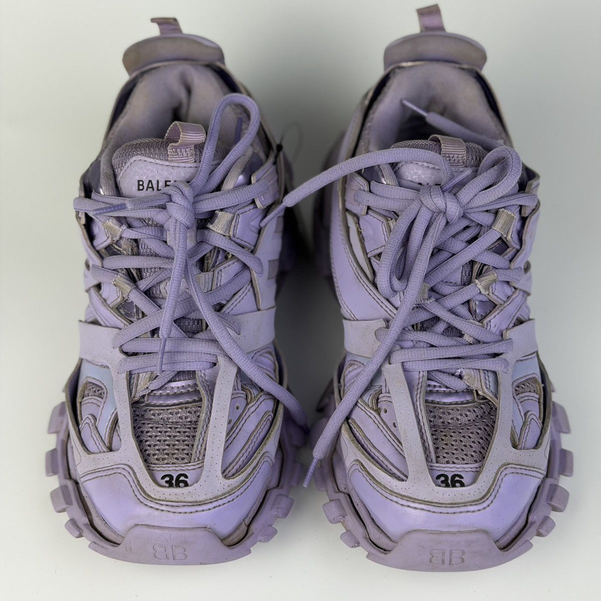 Balenciaga Balenciaga Track Purple 36 Size US 6 / IT 36 - 4 Thumbnail
