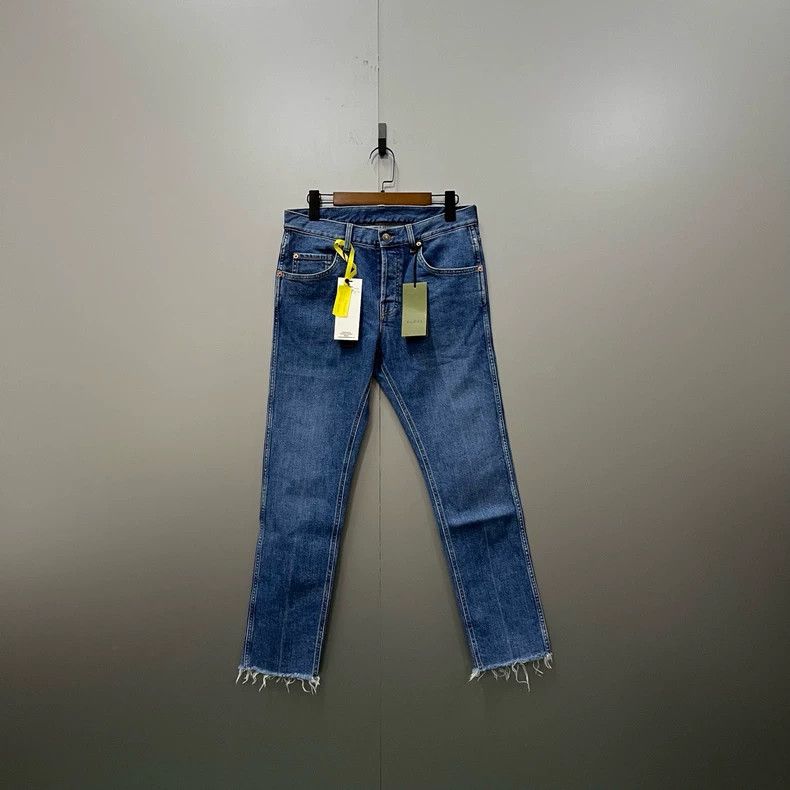 Gucci Gucci Blue washed jeans Size 31" - 1 Thumbnail