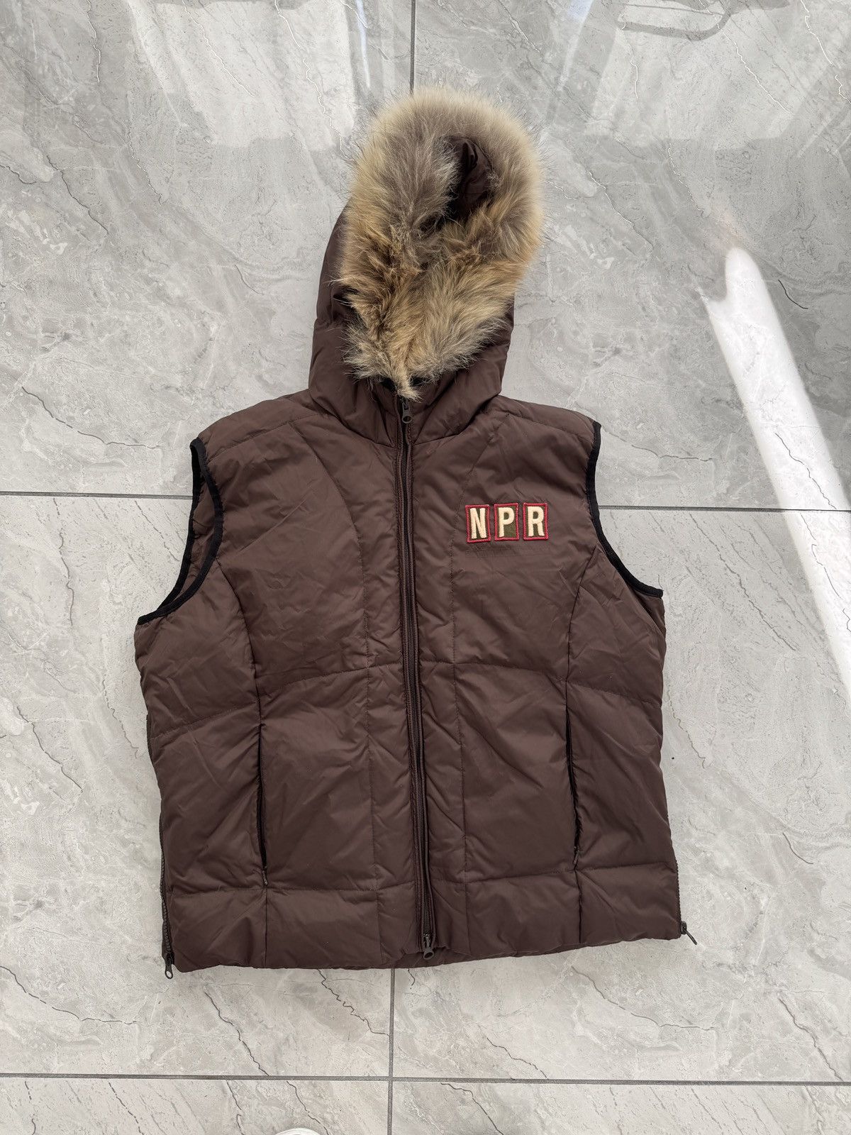 Napapijri × Vintage AW06 Napapijri Fur Expedition Experience Vest Gilet Size L / US 10 / IT 46 - 1 Thumbnail