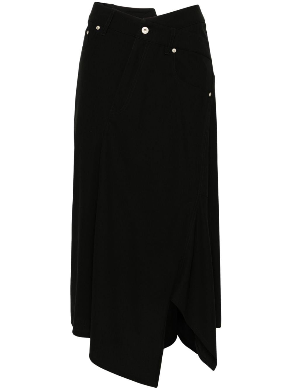 Loewe COTTON ASYMMETRIC SKIRT Size 27" / US 4 / IT 40 - 1 Thumbnail