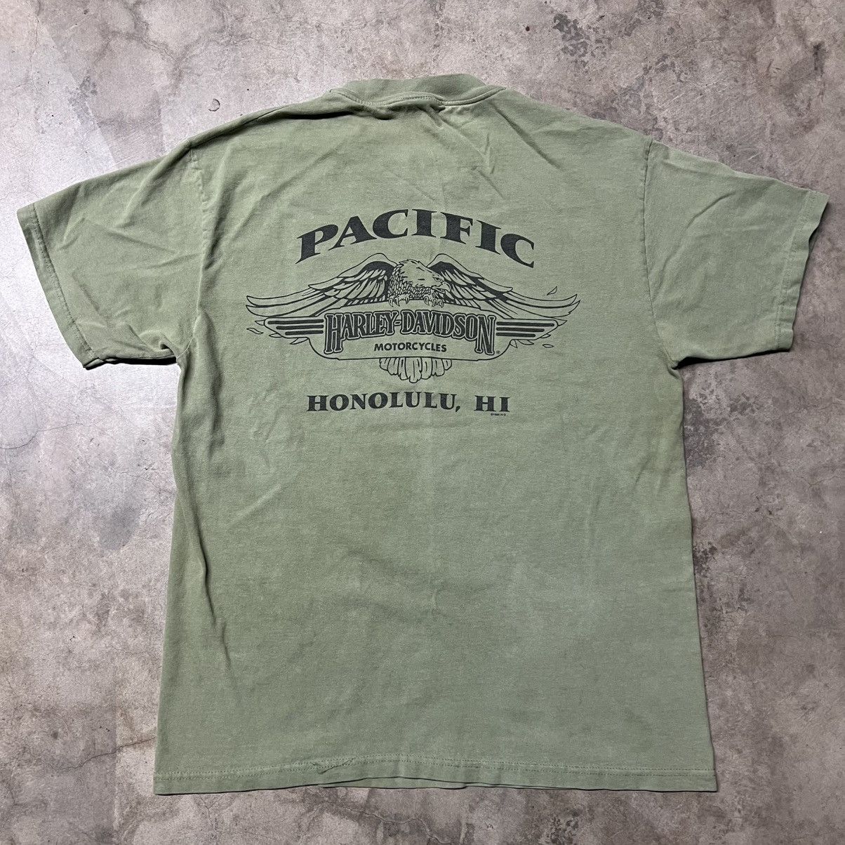 Harley Davidson × Vintage Vintage 1999 Harley Davidson Motorcycle Graphic T-Shirt Size US L / EU 52-54 / 3 - 4 Thumbnail
