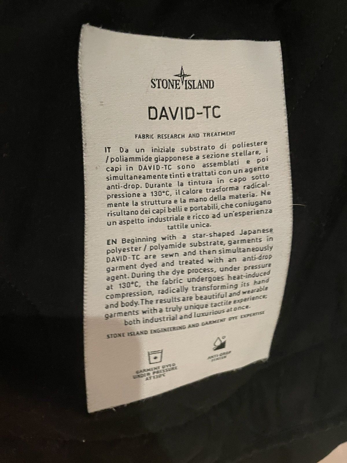 Stone Island Stone Island David TC XL Black Size US XL / EU 56 / 4 - 4 Thumbnail