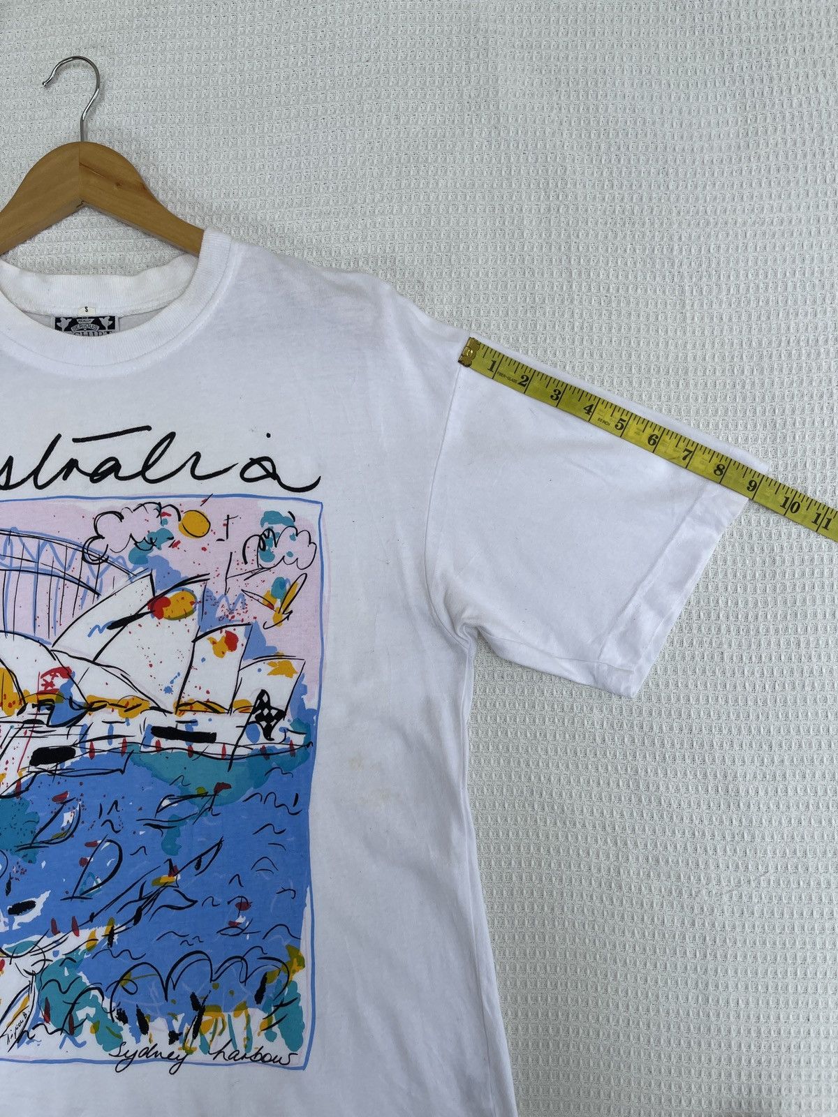 Vintage Last Drop🔥Rare🔥Vintage Australia Sydney Harbous Arts T-Shirt Size US L / EU 52-54 / 3 - 11 Thumbnail
