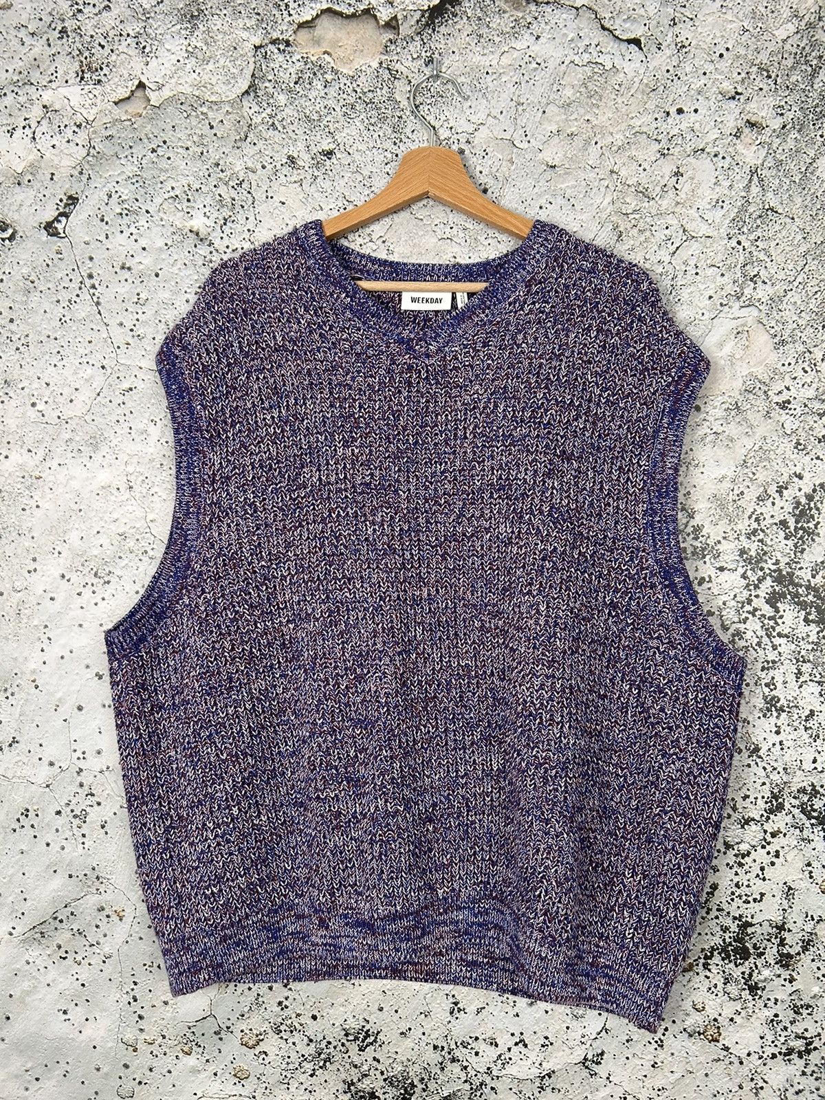 Weekday Weekday Knit Sweater Vest Streetwear Grunge Avant-garde Size US L / EU 52-54 / 3 - 1 Thumbnail
