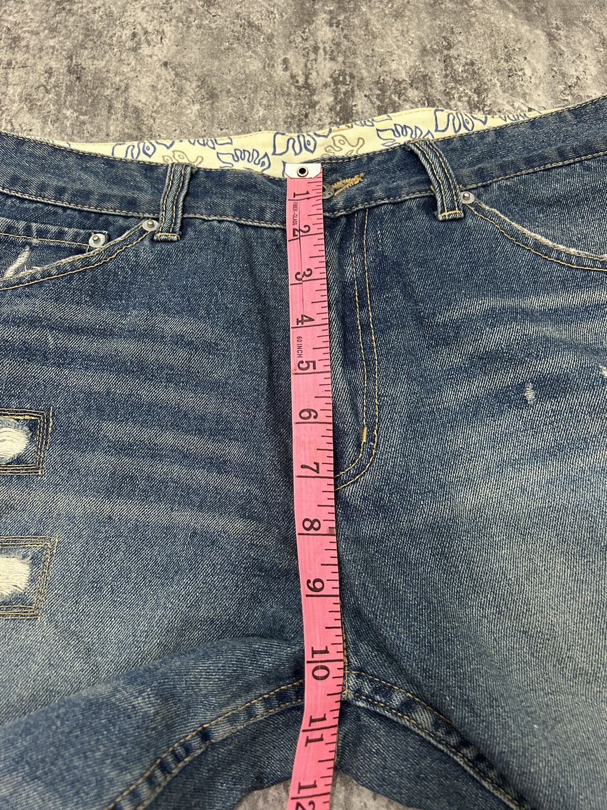 Body Glove × If Six Was Nine × Japanese Brand Japanese Brand Body Glove Distressed leaf Jeans Size US 32 / EU 48 - 15 Thumbnail