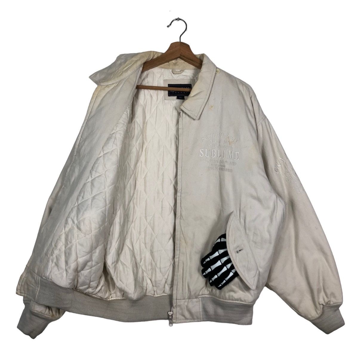 Hysteric Glamour 🔥Rare 90’e Vintage Bomber Jacket Next Stage Big Logo Size US L / EU 52-54 / 3 - 9 Thumbnail