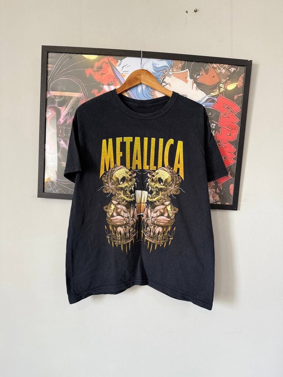 Metallica Vintage Metallica Fan Shirt – Skull Graphic Tee Size US XL / EU 56 / 4 - 1 Thumbnail