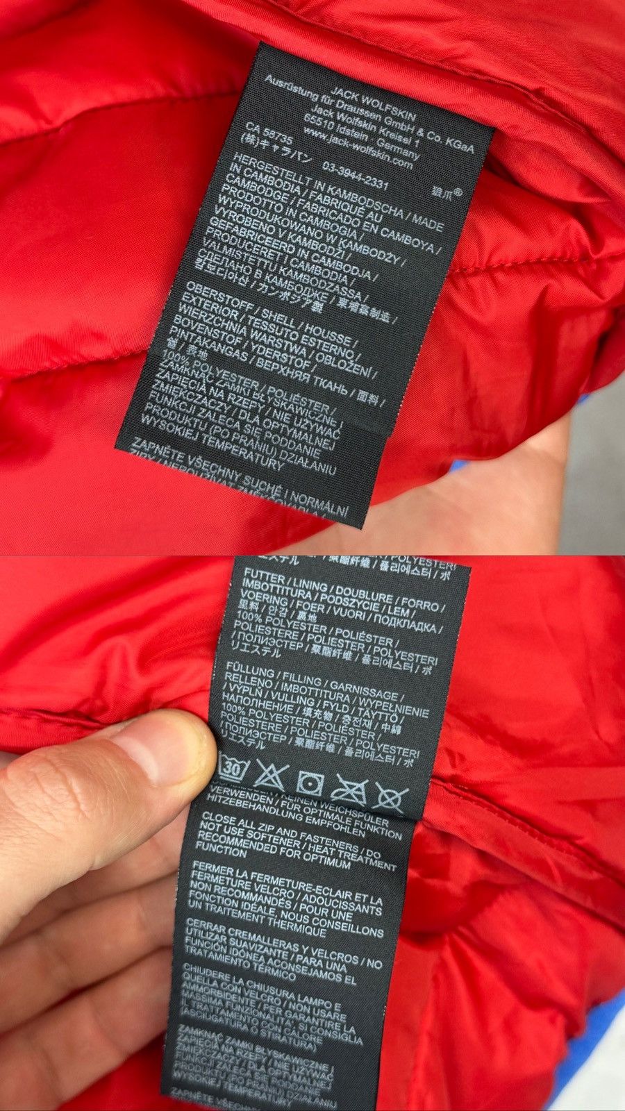 Jack Wolfskin Jack Wolfskin Stormlock Microguard Maxloft Blue Men’s Jacket Size US M / EU 48-50 / 2 - 16 Thumbnail