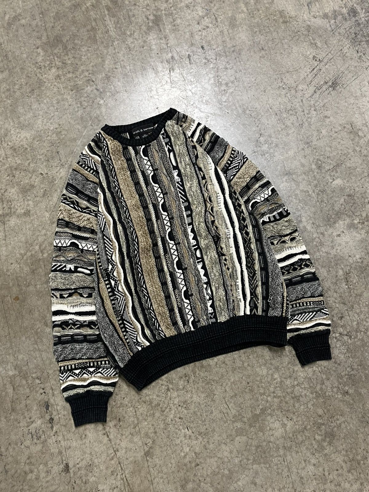 Coogi × Vintage Coogi style 3D knit textured sweater rare streetwear hype Size US XL / EU 56 / 4 - 4 Thumbnail