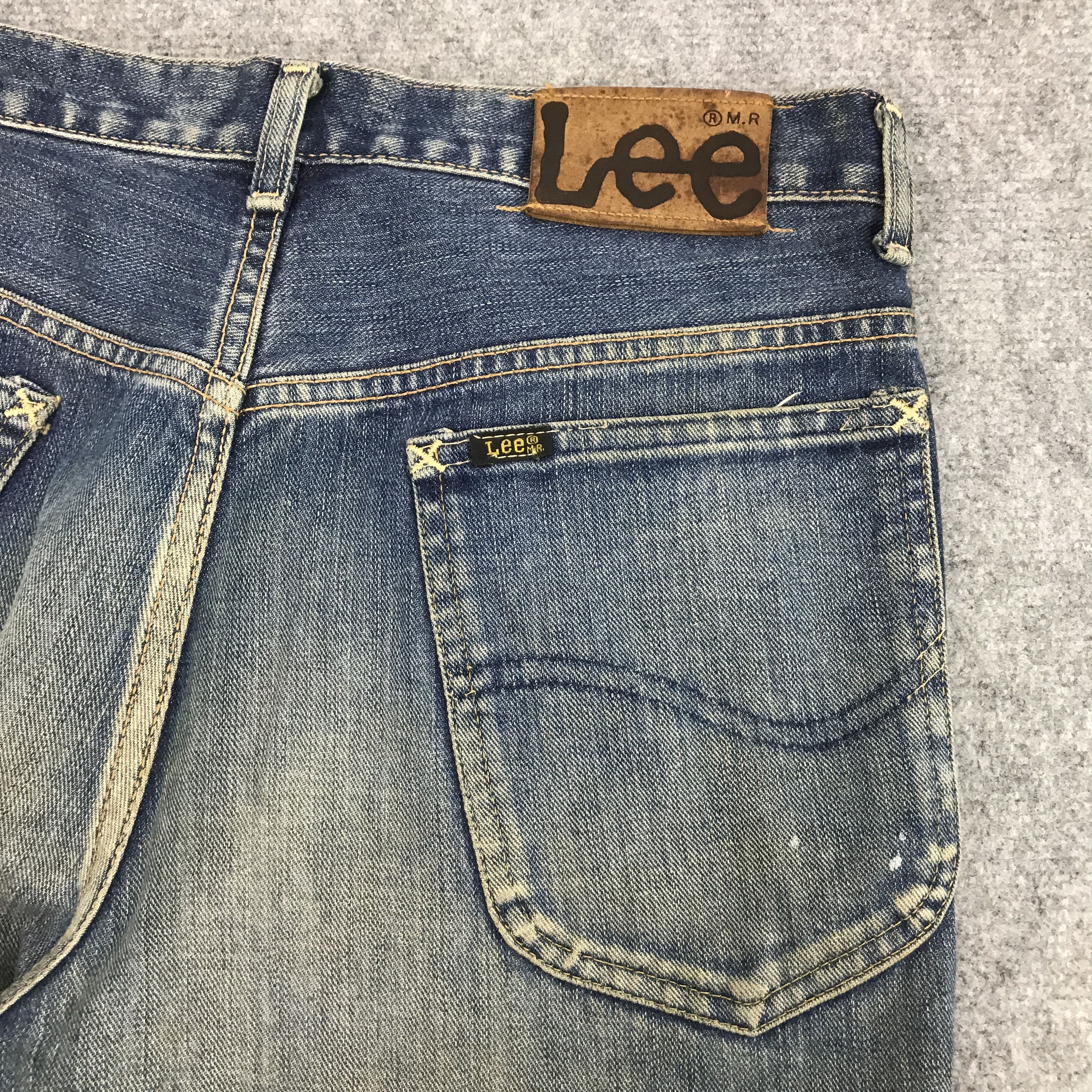 Japanese Brand × Lee Denim Blue faded Lee Japan Rusty style Denim Jeans pants Size US 29 - 8 Thumbnail